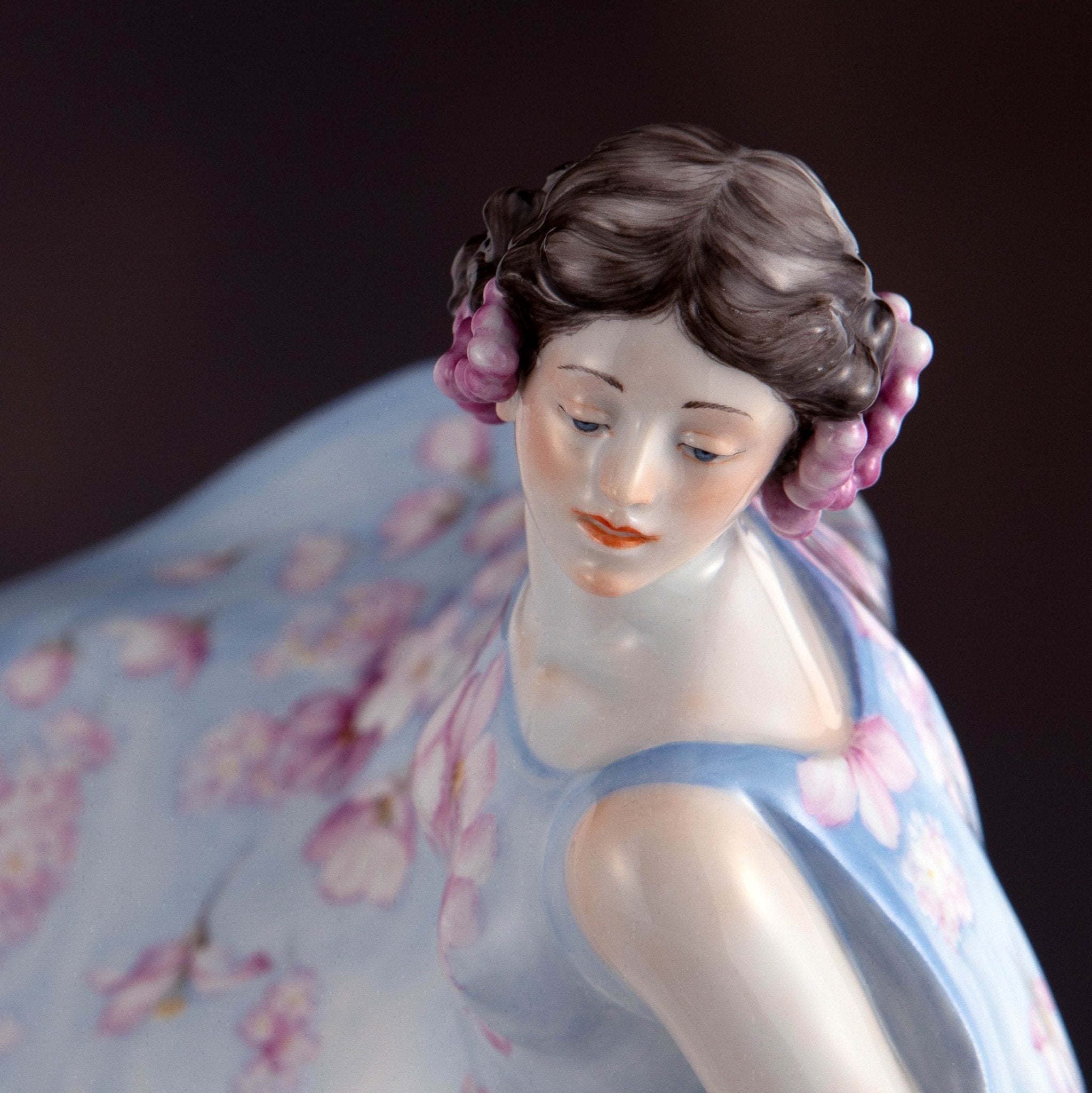 Porzellanfigur Tänzerin Loie Fuller, Limitiert, H 26 cm | Meissen Limitierte Meisterwerke 900384 - 73456 - Meissen Weimar