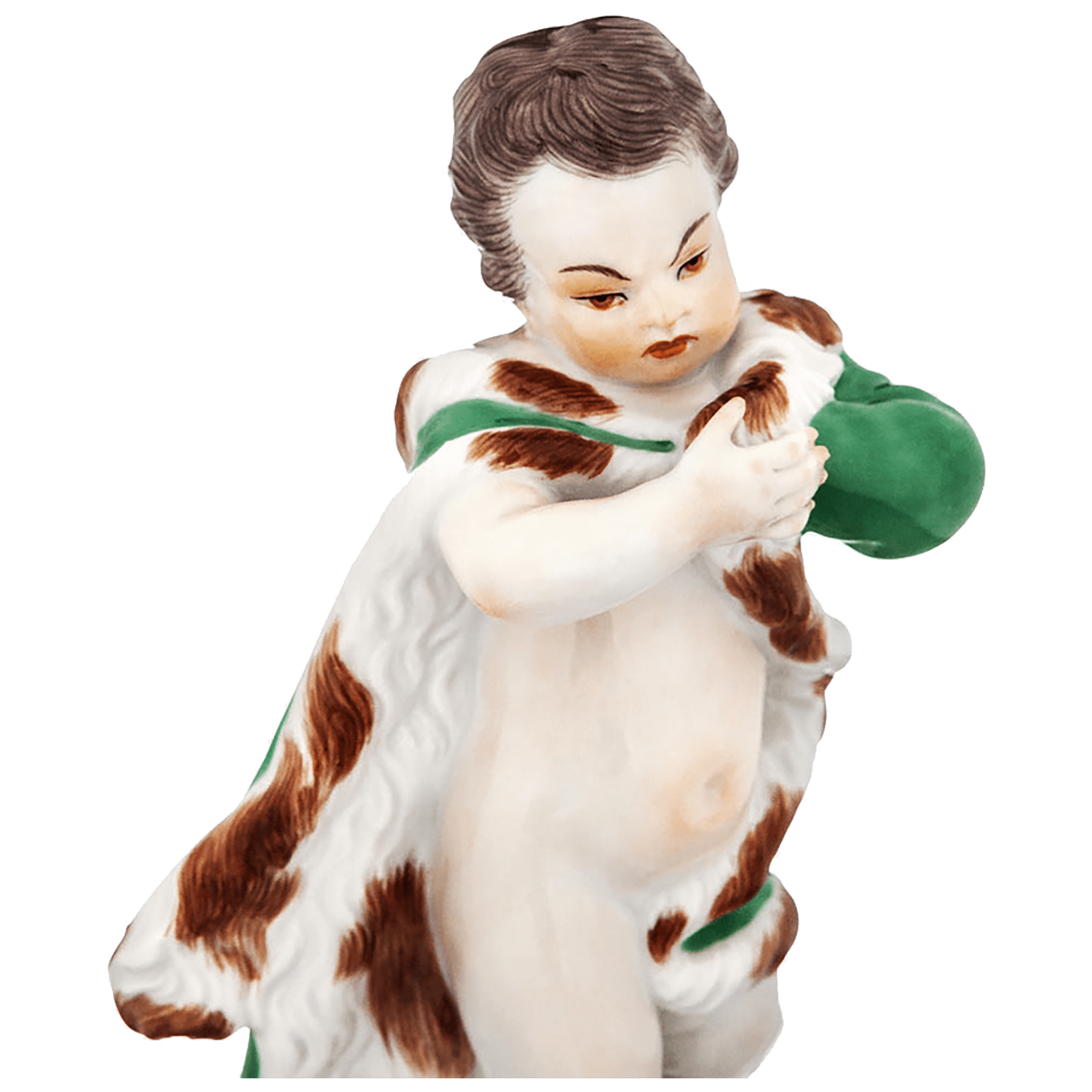 Porzellanfigur Winter, handbemalt, H 14 cm | Meissen Figuren - Edition Weihnachten 900100 - 61065 - Meissen Weimar