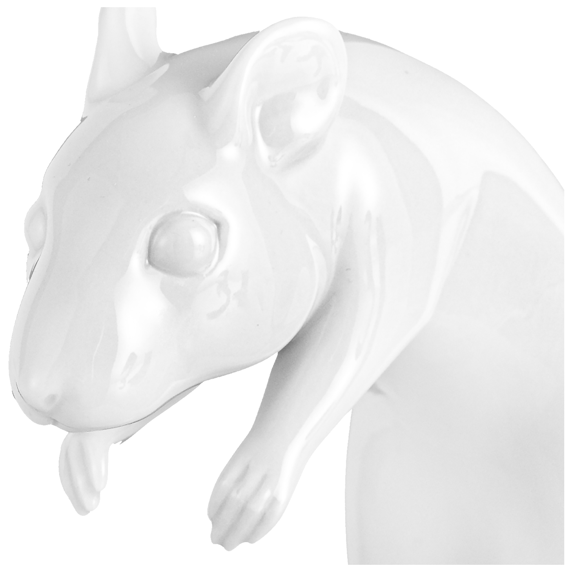 Ratte, Weiß, H 12 cm | Meissen Figuren Chinesisches Jahrestier 000001 - 83662 - Meissen Weimar