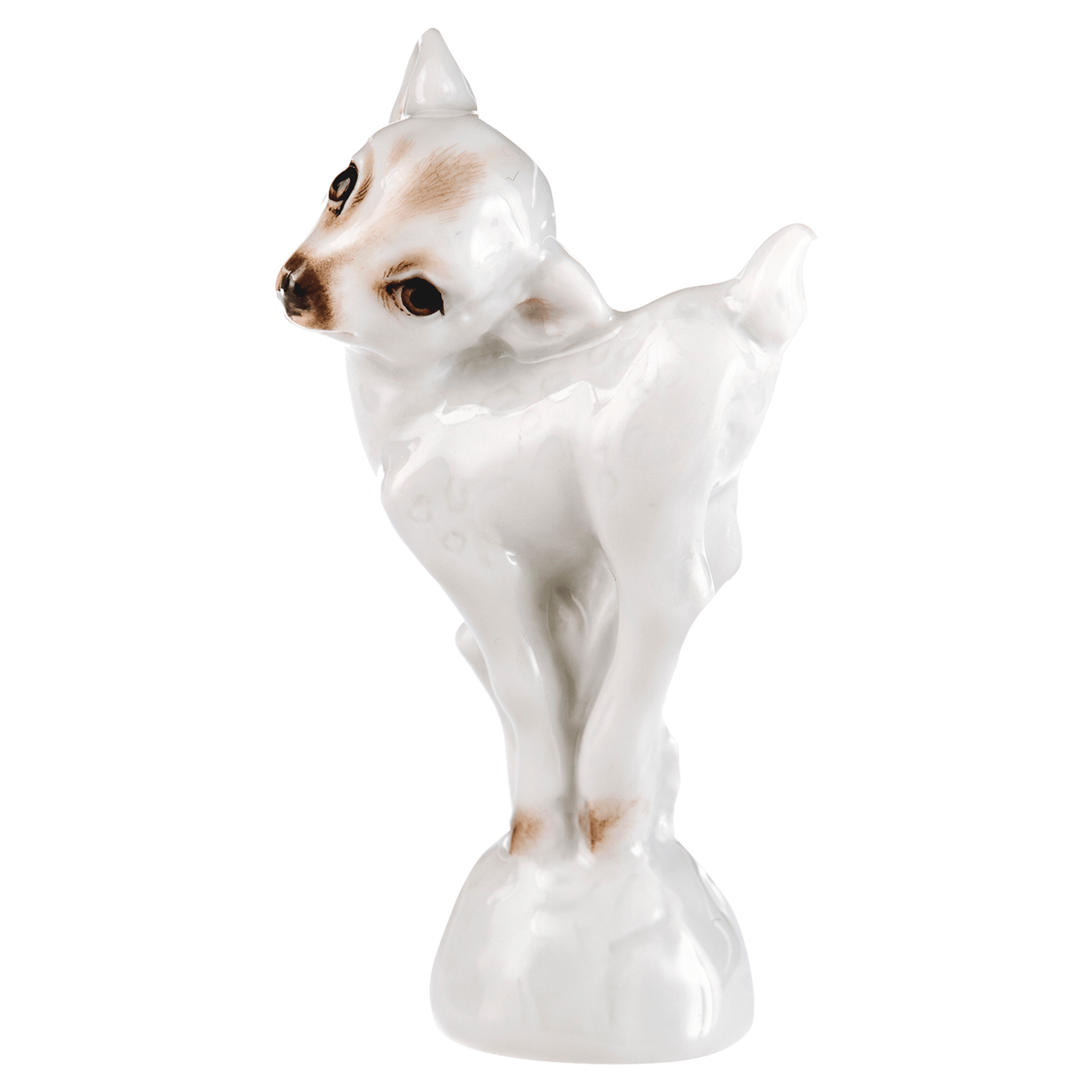 Rehkitz, Bunt staffiert, leicht, H 7 cm | Meissen Figuren - Edition Tierkinder 900600 - 78012 - Meissen Weimar