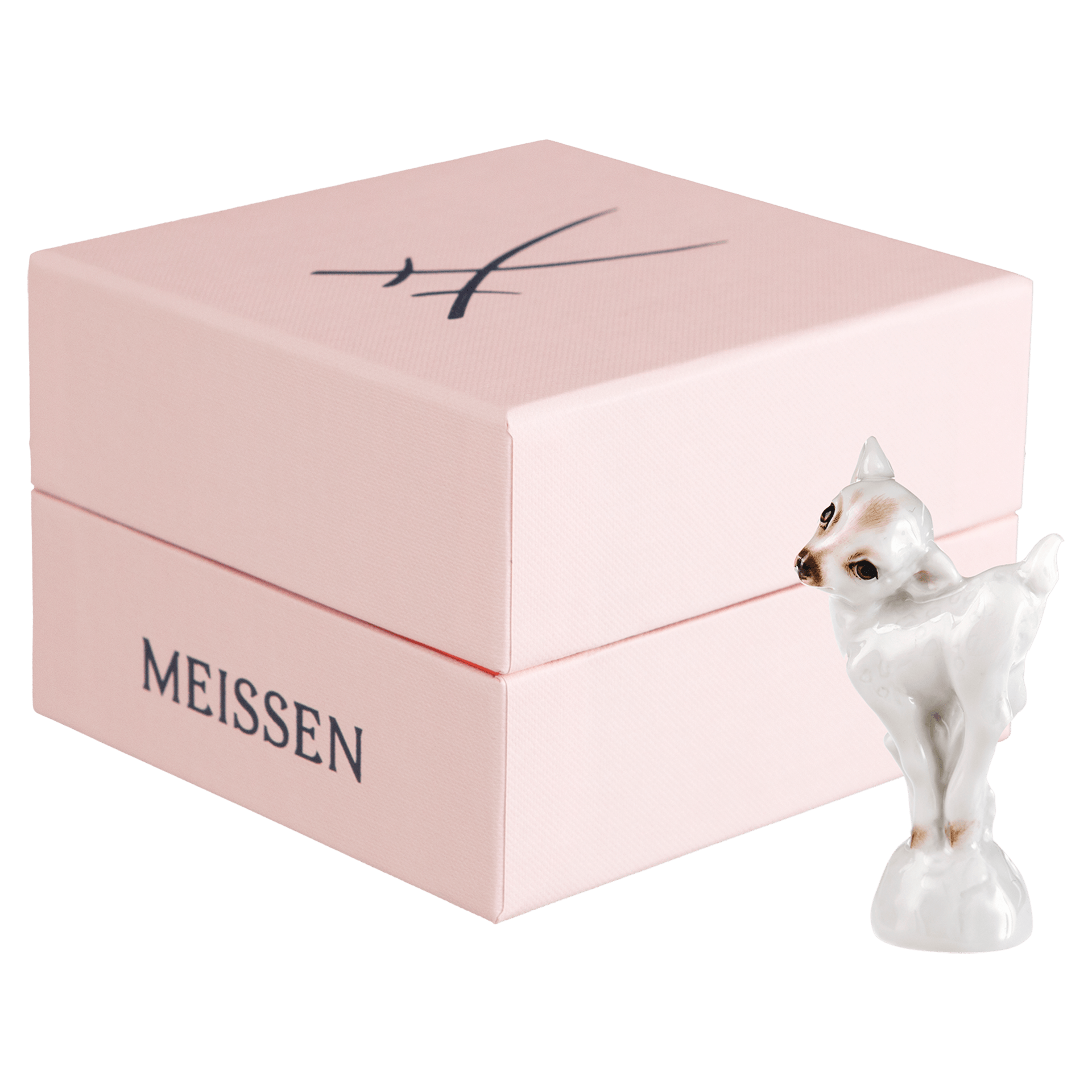 Rehkitz, Bunt staffiert, leicht, H 7 cm | Meissen Figuren - Edition Tierkinder 900600 - 78012 - Meissen Weimar
