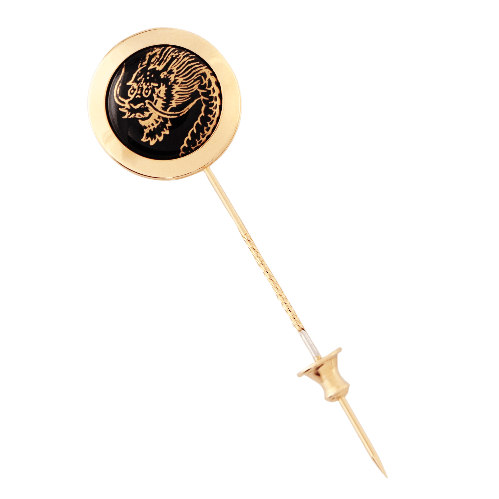 Reversnadel, Glücksdrache, 2,1 cm | Meissen Geschenke mpj60gd837c1 - Meissen Weimar