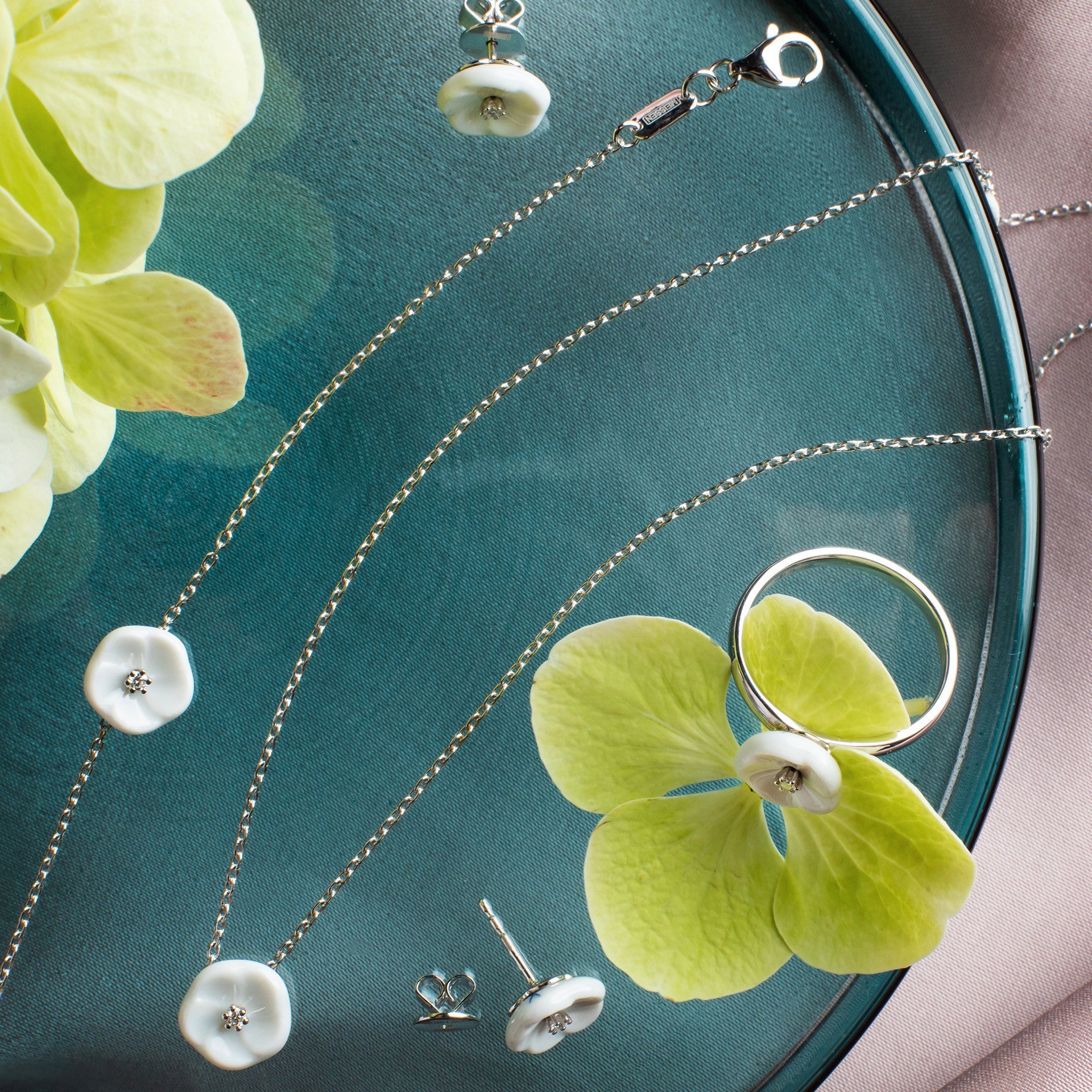 Ring 1739 Royal Blossom, Weißgold 750, Gewicht 3 g | Meissen Royal Blossom Collection mpj10bl21600 - Meissen Weimar