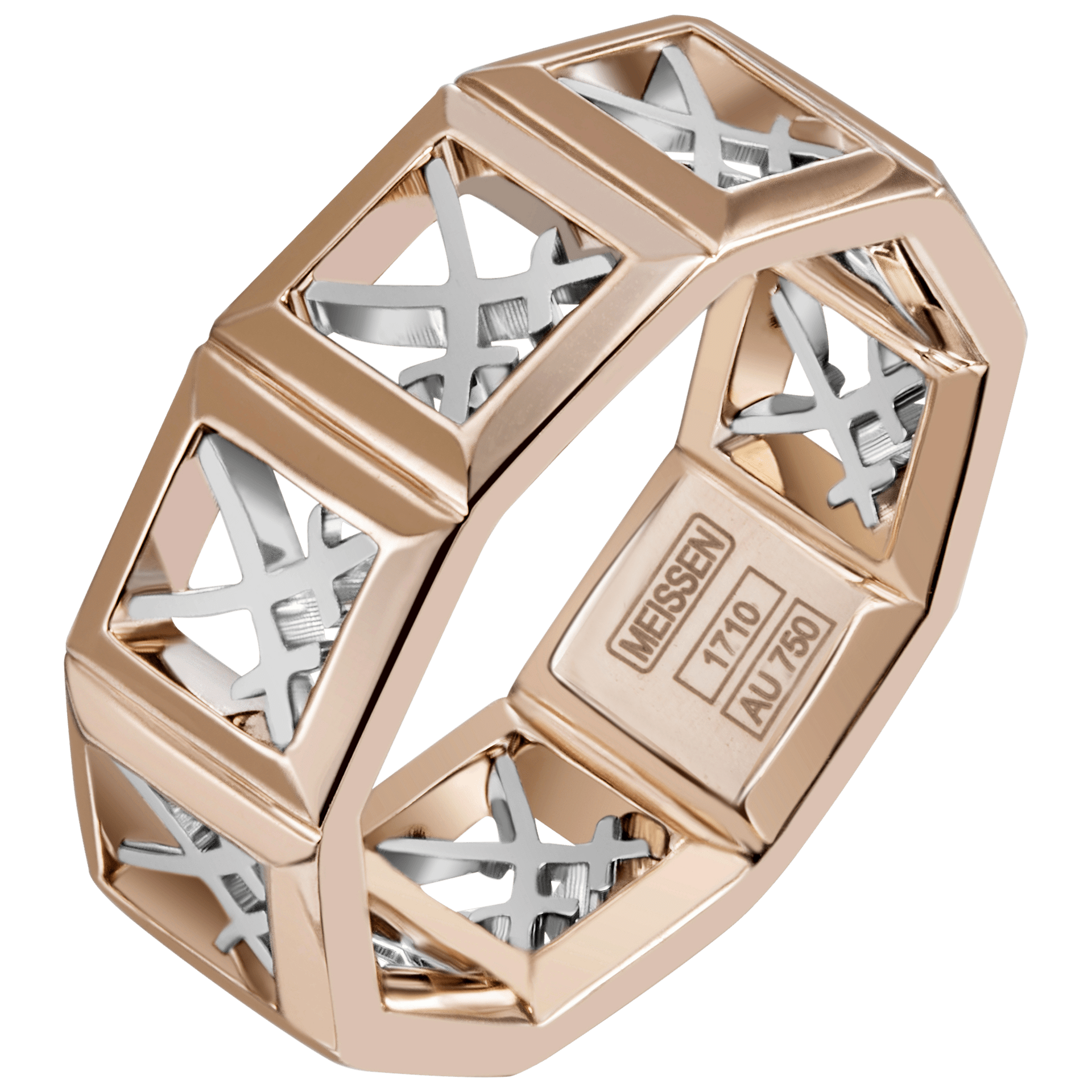 Ring, 750 Roségold, Gewicht 11 g | Meissen Swords Collection mpj10swi01100 - Meissen Weimar