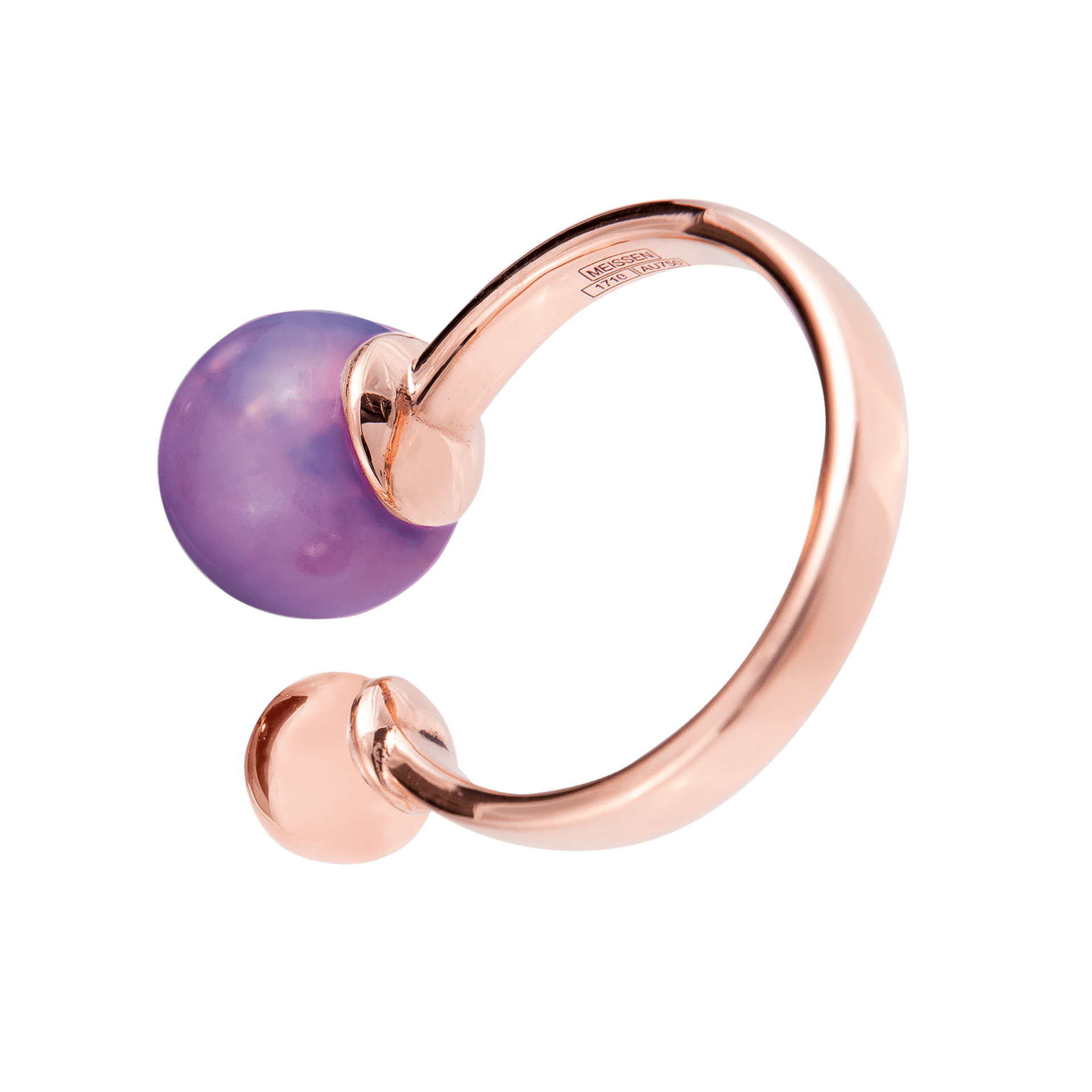 Ring, Lilac Perle, Ø 1 cm | Meissen Pearl Collection mpj10pcl1200 - Meissen Weimar