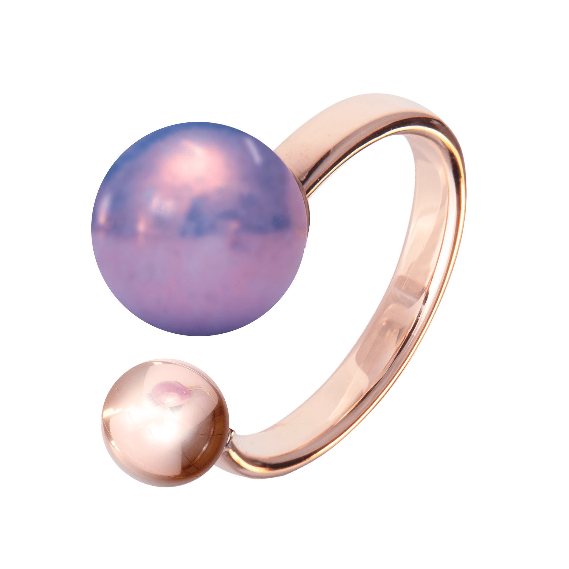 Ring, Lilac Perle, Ø 1 cm | Meissen Pearl Collection mpj10pcl1200 - Meissen Weimar