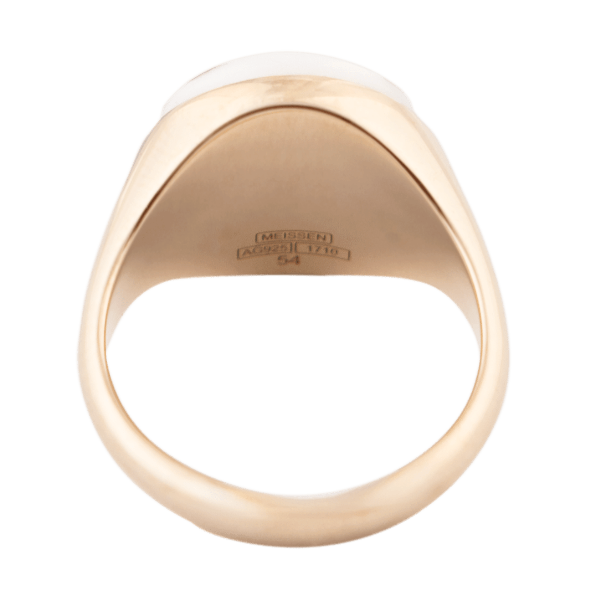 Ring, Lilie Dekor, 925 Silber rosé vergoldet | Meissen Geschenke mpj10li83000 - Meissen Weimar