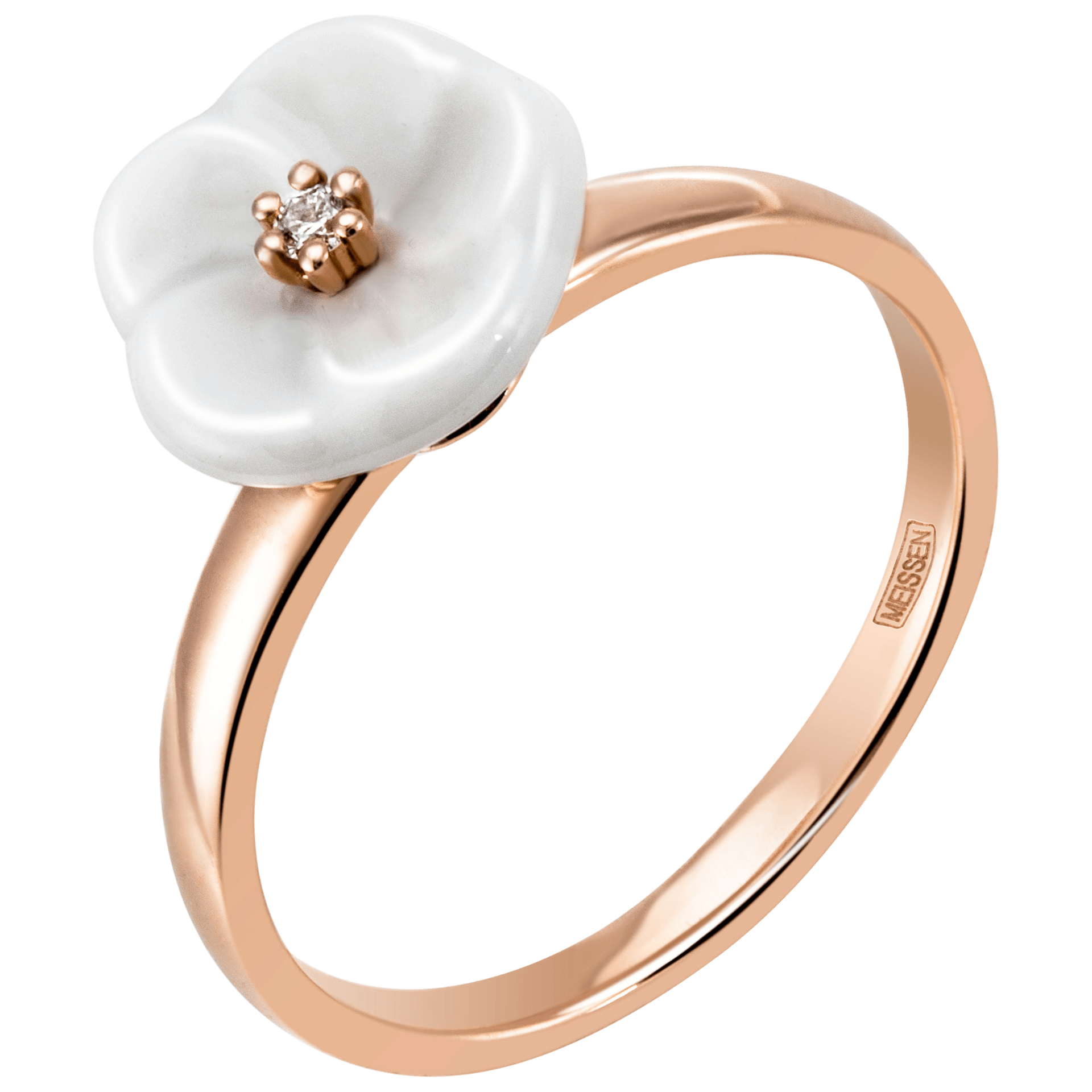 Ring Roségold 750, 3 g | Meissen Royal Blossom Collection mpj10bl11600 - Meissen Weimar