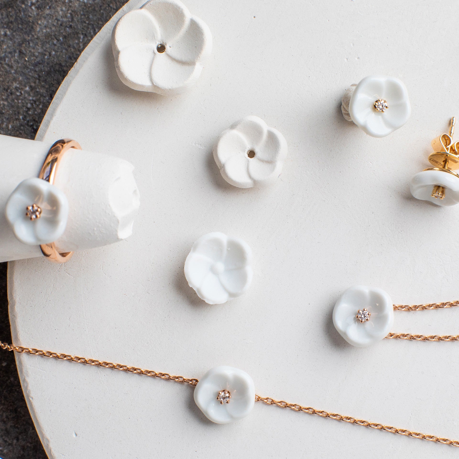 Ring Roségold 750, 3 g | Meissen Royal Blossom Collection mpj10bl11600 - Meissen Weimar