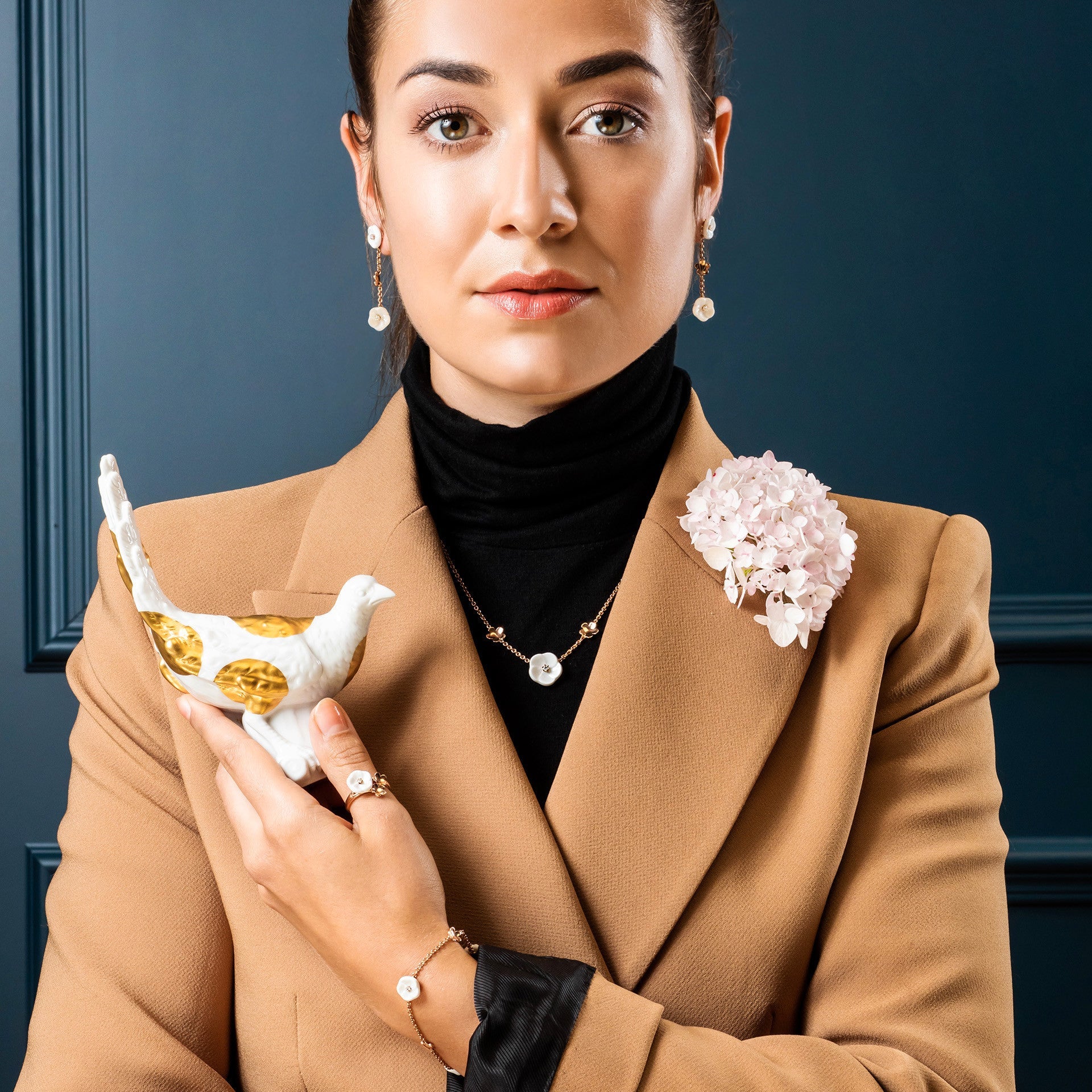 Ring Royal Blossom Bouquet Gelbgold 750 4 g | Meissen Royal Blossom Collection mpj10bl39600 - Meissen Weimar