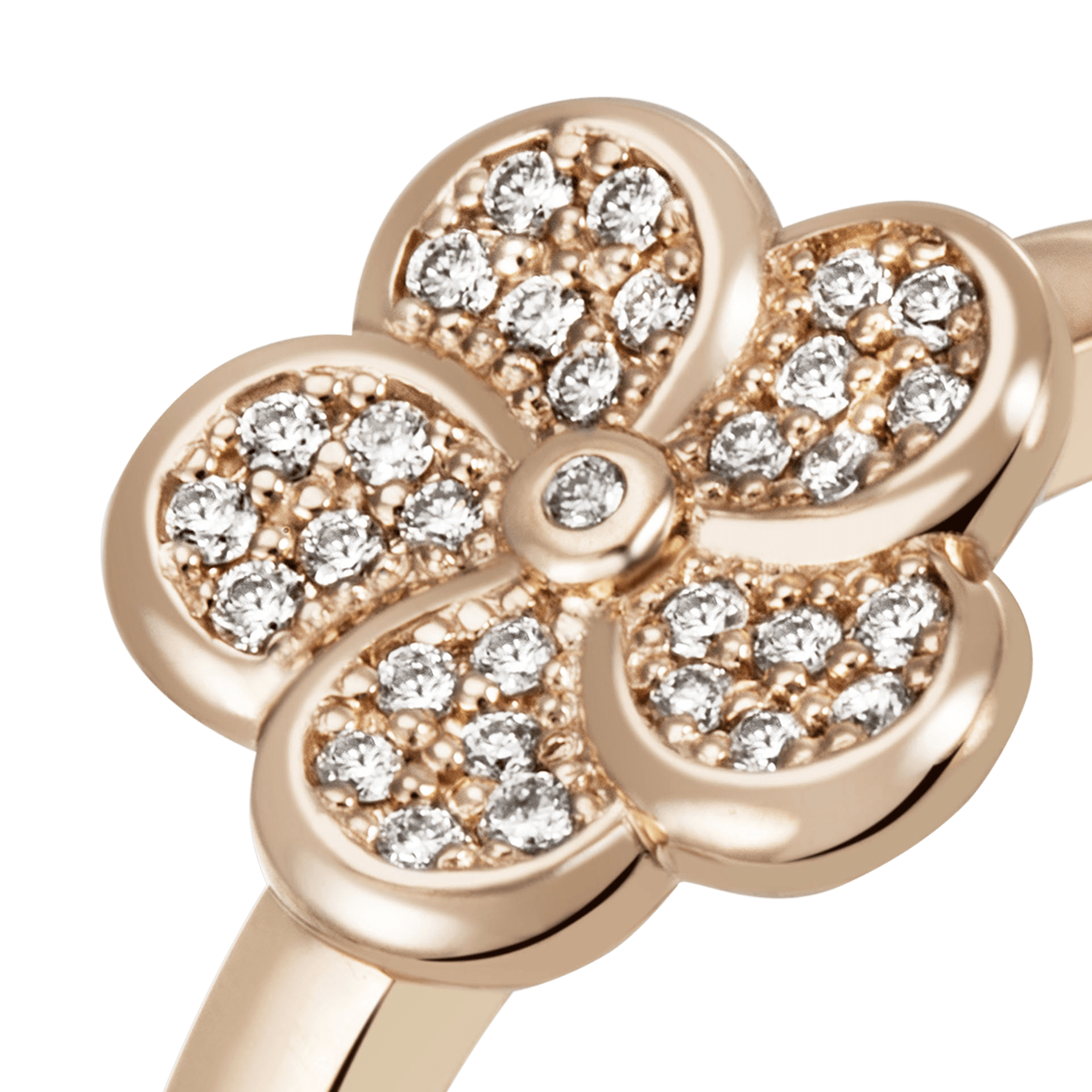 Ring Royal Blossom Pavé Roségold 750 | Meissen Royal Blossom Collection mpj10bp19900 - Meissen Weimar