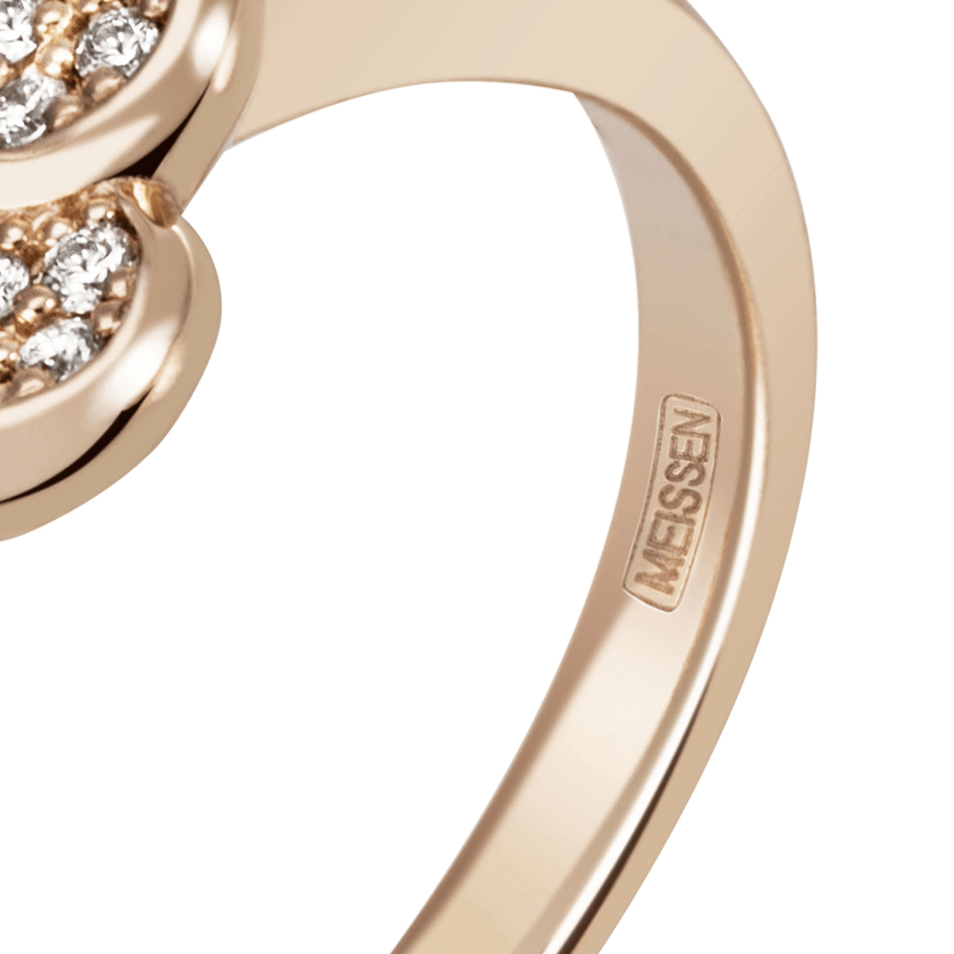 Ring Royal Blossom Pavé Roségold 750 | Meissen Royal Blossom Collection mpj10bp19900 - Meissen Weimar