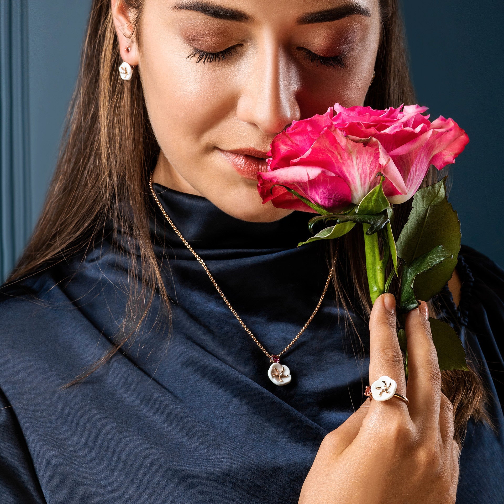 Ring, Turmalin Rosa, 50 mm | Meissen Royal Blossom Collection mpj10bl16500 - Meissen Weimar