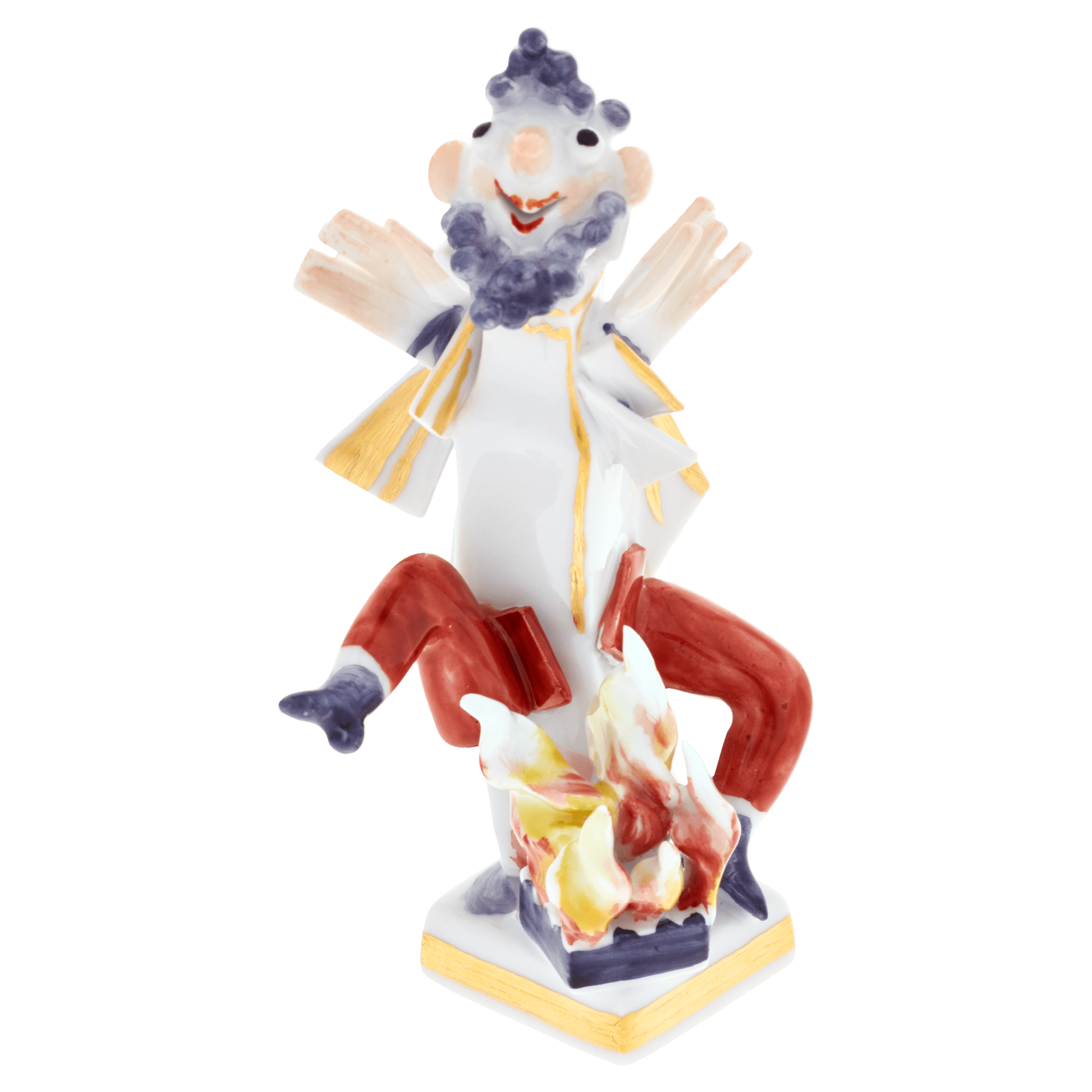 Rumpelstilzchen, Bunt und gold staffiert - , H 10 cm | Meissen Miniaturfiguren - Edition 900300 - 83232 - Meissen Weimar