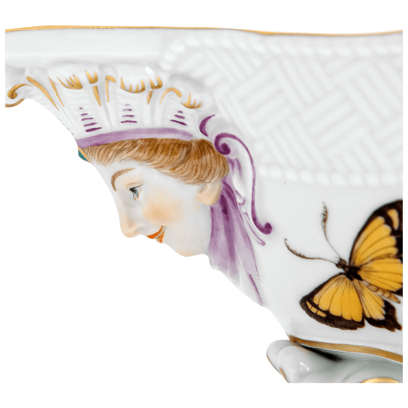 Sauciere Feldfrüchte mit Insekten L 25,5 cm | Meissen Limitierte Meisterwerke 90a784 - 81590 - Meissen Weimar