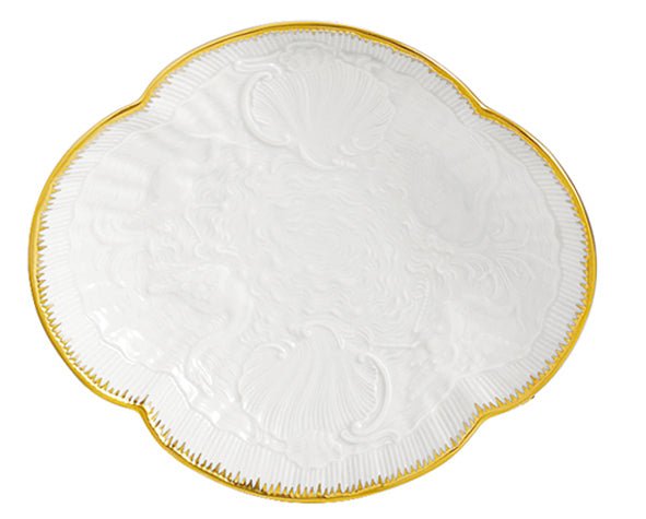 Schälchen klein, Goldkante, Goldrand, L 15 cm | Meissen Schwanendessin 999952 - 05284 - Meissen Weimar