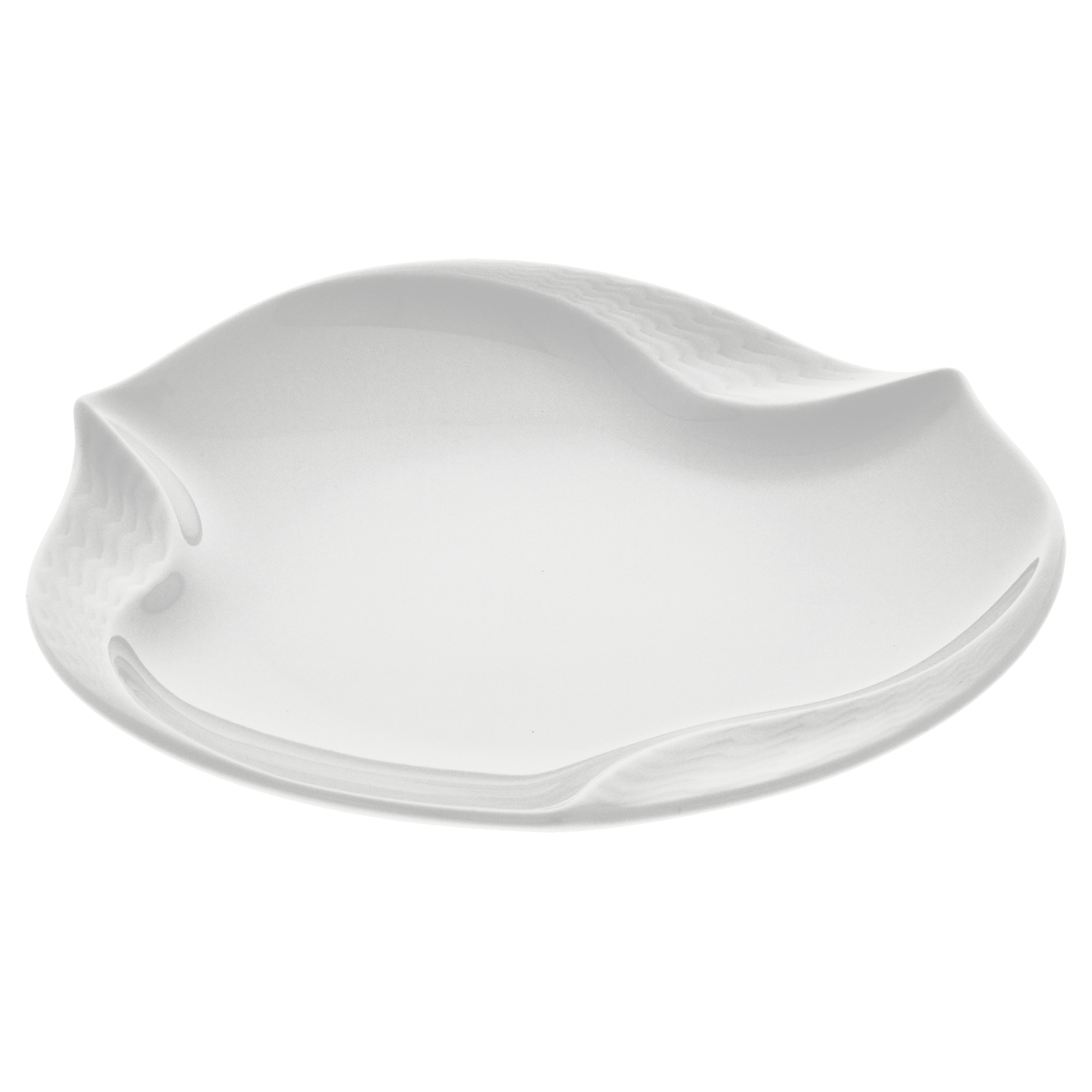 Schälchen, Weiß, Ø 12,5 cm | Meissen Wellenspiel Relief 000001 - 53574 - Meissen Weimar