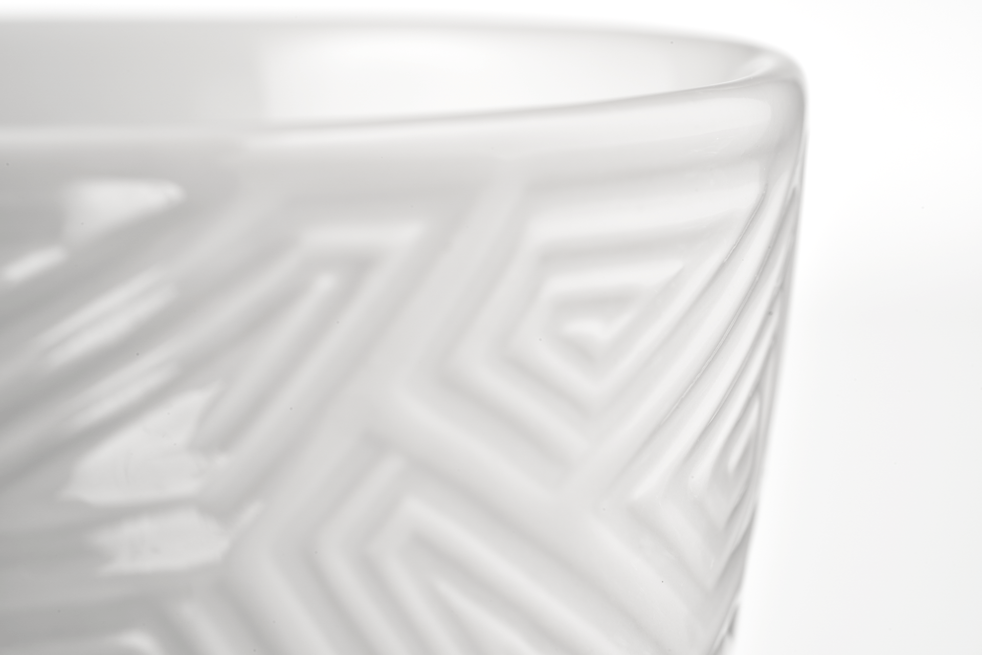 Schälchen Weiß Ø 7 cm | Meissen Vitruv Graphic 000001 - 45190 - Meissen Weimar