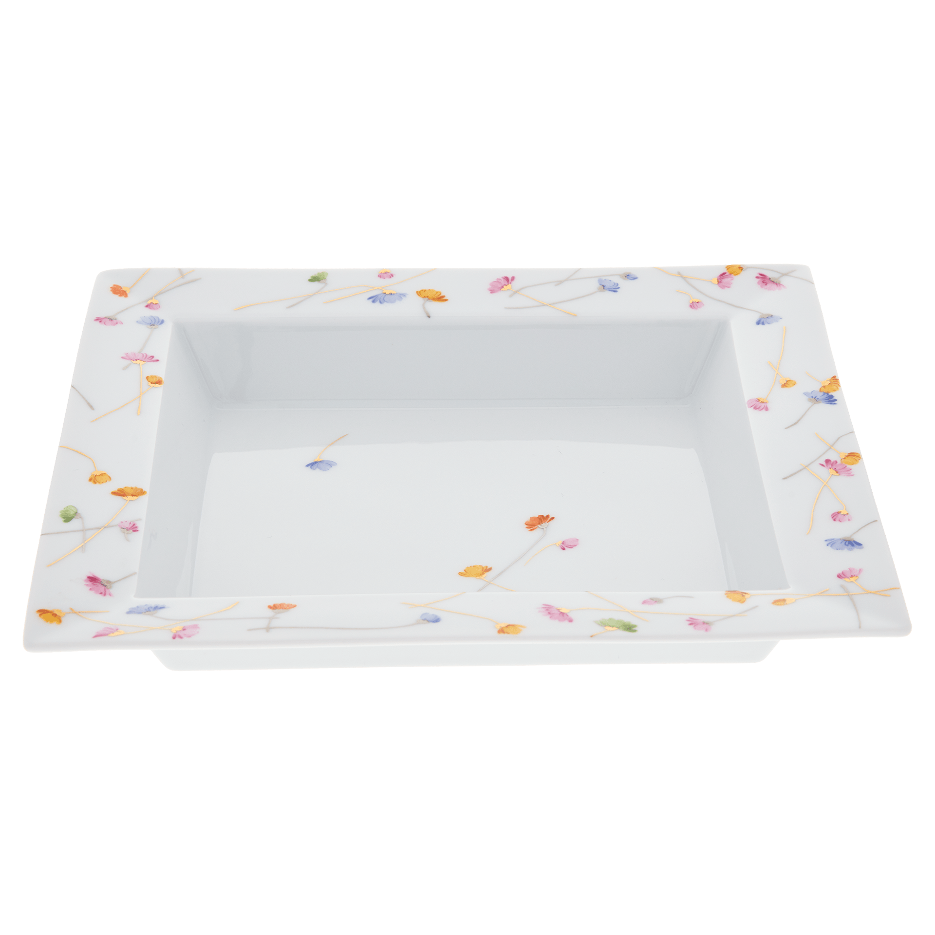 Schale, groß, "Precious Flowers", 21 x 18,5 cm | The Meissen Vide - Poche - Collection 018501 - 53274 - Meissen Weimar