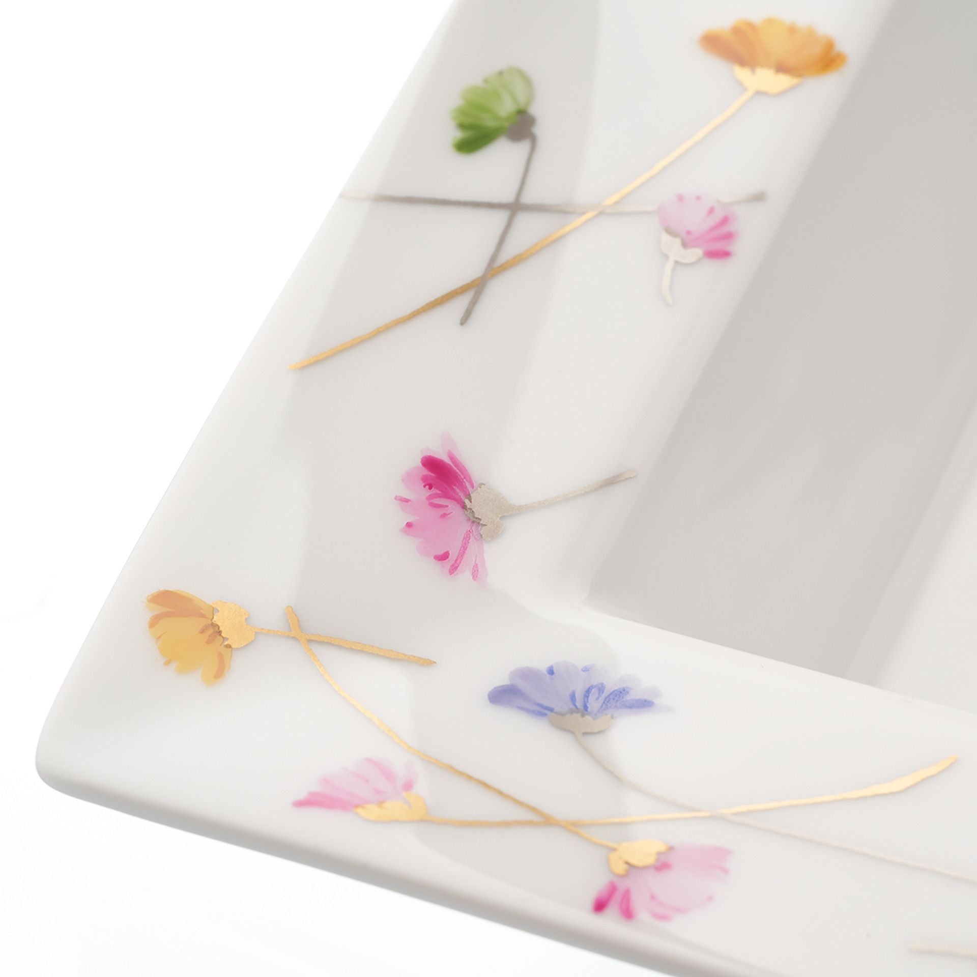 Schale, groß, "Precious Flowers", 21 x 18,5 cm | The Meissen Vide - Poche - Collection 018501 - 53274 - Meissen Weimar