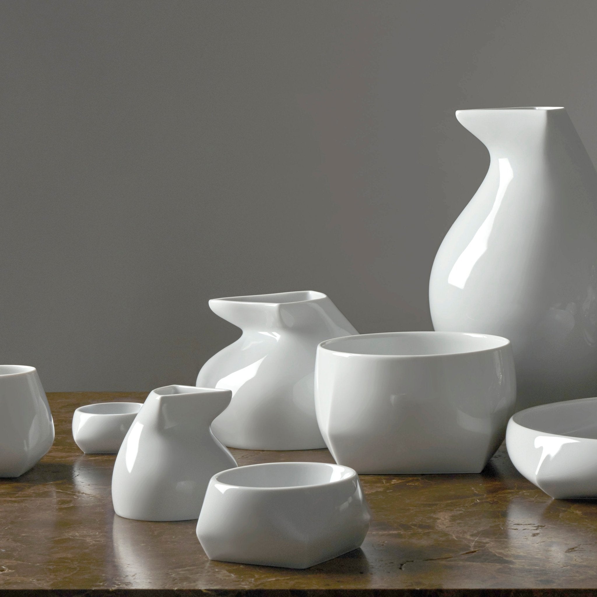 Schale Weiß Ø 15,5 cm, Höhe 9 cm | Meissen Antactica Collection 000001 - 53321 - Meissen Weimar