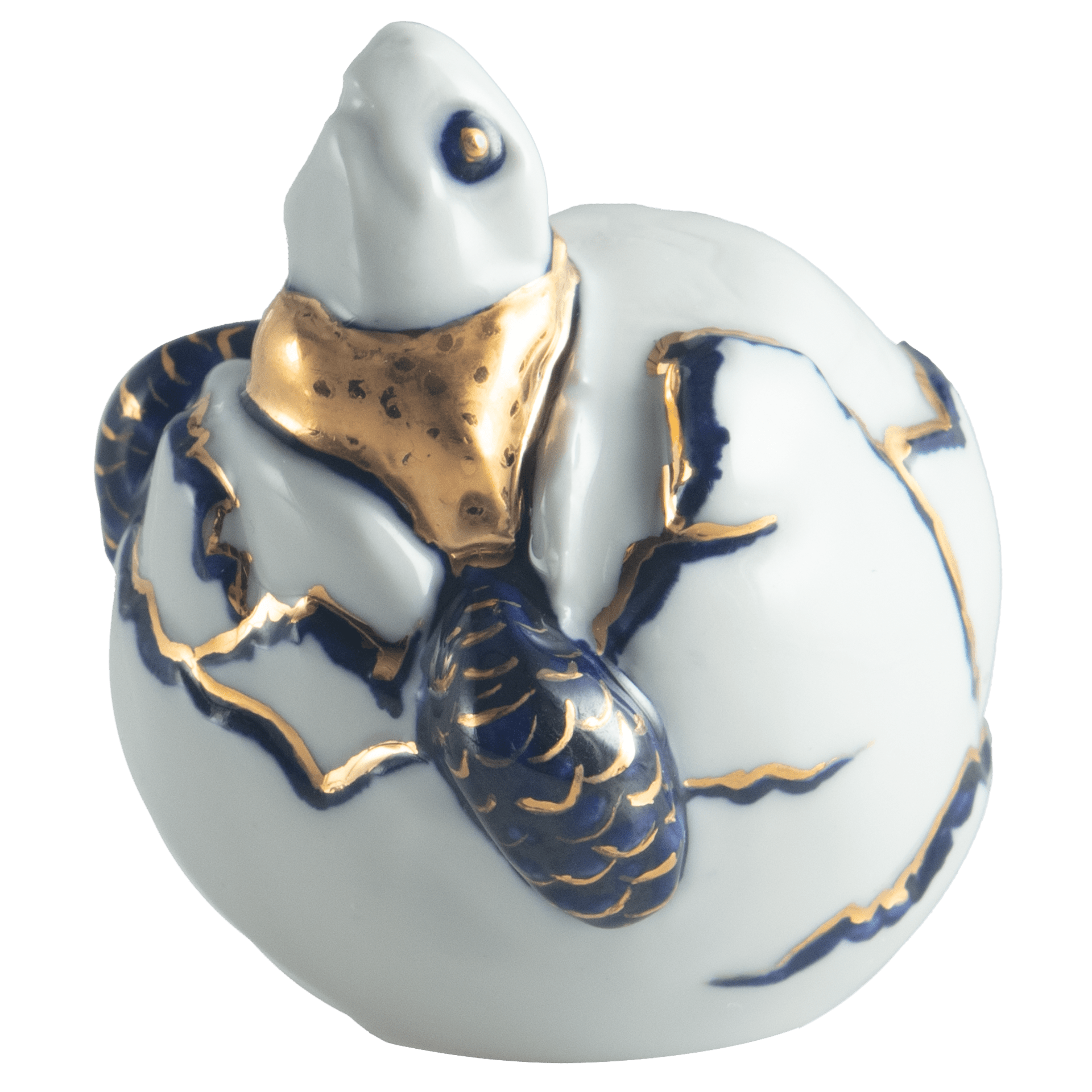 Schildkröte Kleinplastik, Bunt und gold staffiert, 5,7 cm | Meissen Einzelplastik 900300 - 78953 - Meissen Weimar