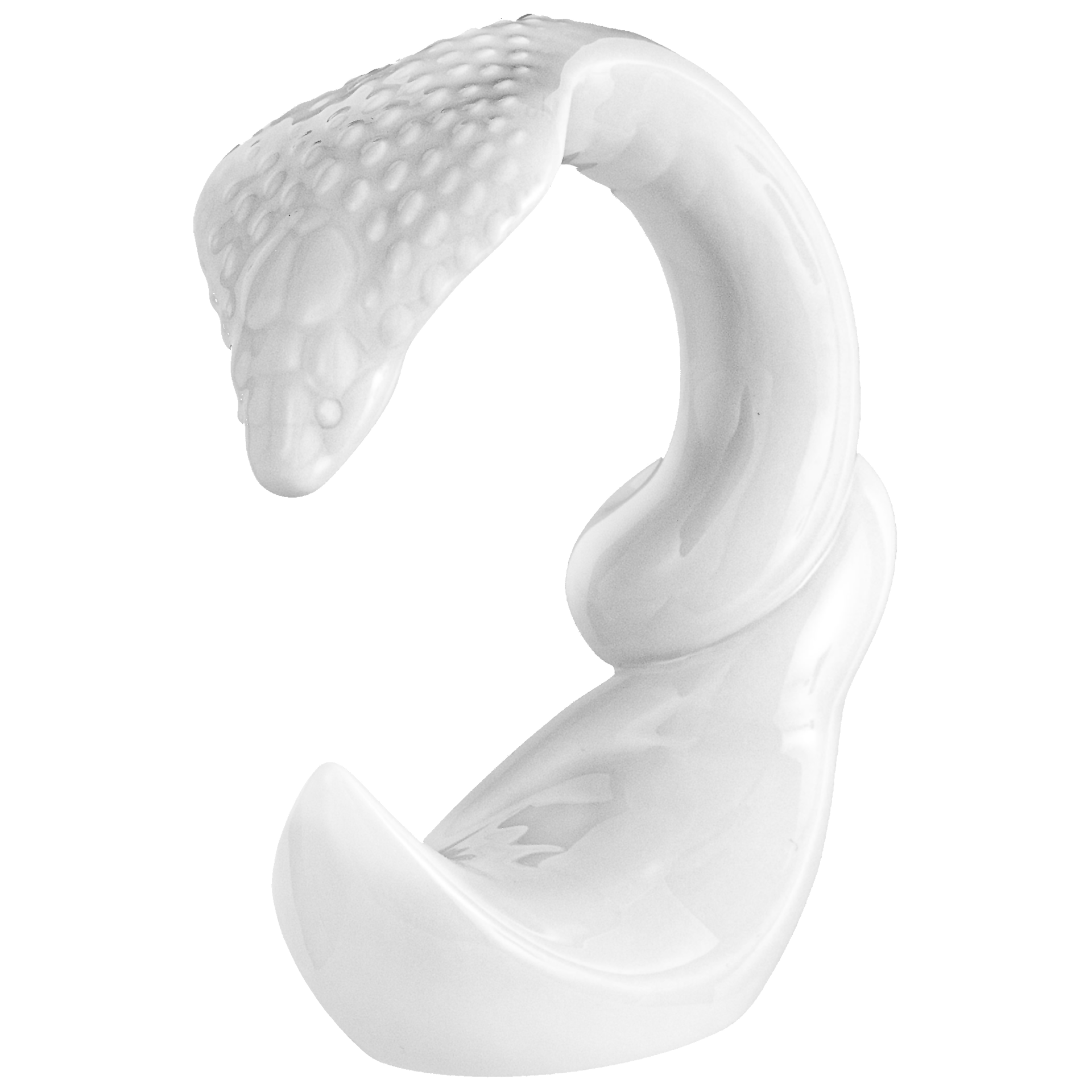 Schlange, Weiß, H 11,5 cm | Meissen Figuren Chinesisches Jahrestier 000001 - 83655 - Meissen Weimar