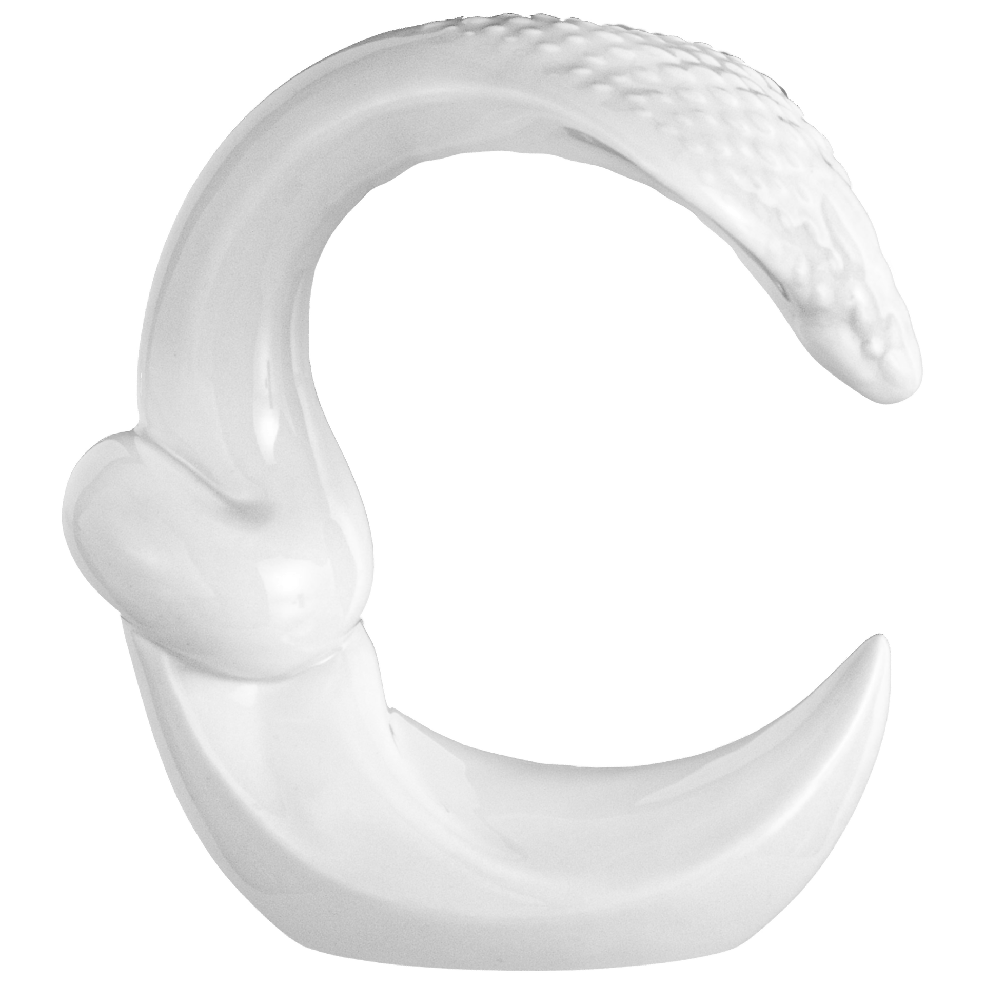 Schlange, Weiß, H 11,5 cm | Meissen Figuren Chinesisches Jahrestier 000001 - 83655 - Meissen Weimar