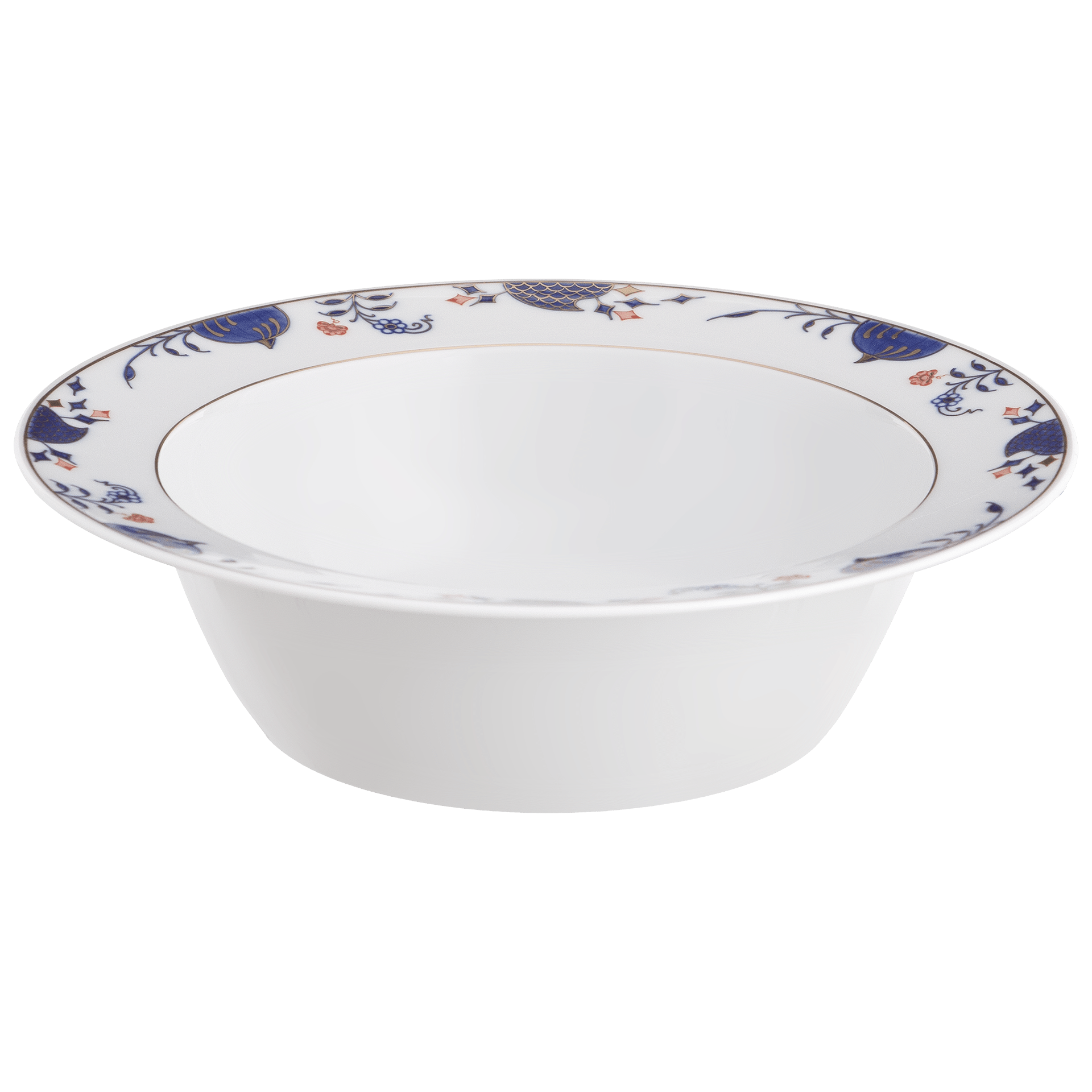 Schüssel, groß, Zwiebelkante, Ø 27,5 cm | Meissen No. 41 Noble Blue 802190 - 41442 - Meissen Weimar