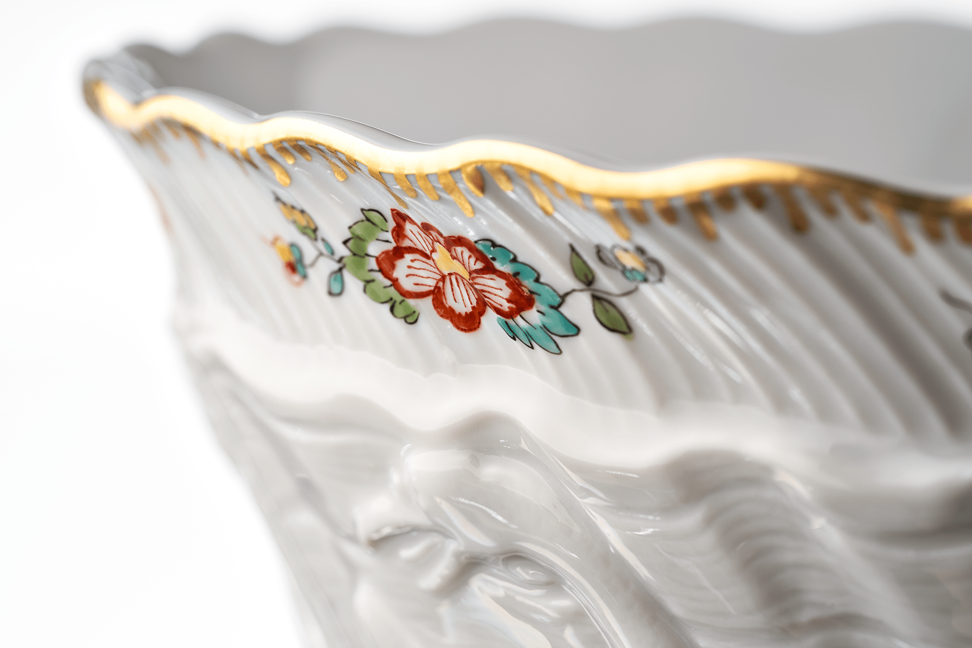 Schüssel Indische Blumenzweige Ø 18 cm | Meissen Schwanendessin 397152 - 05440 - Meissen Weimar