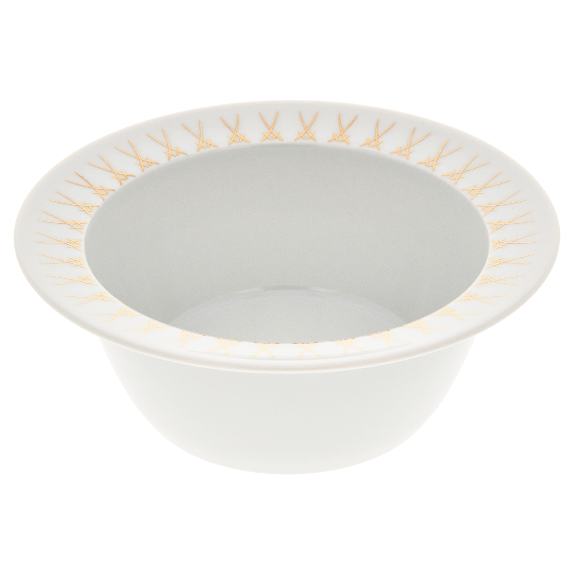 Schüssel klein, Schwerter - Luxusgold, Schwerterkante, Ø 15,5 cm. | Meissen No.41 79A221 - 41438 - Meissen Weimar