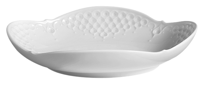 Schüssel, klein, Weiß, L 16,5 cm | Meissen Schwanenservice 000001 - 26284 - Meissen Weimar