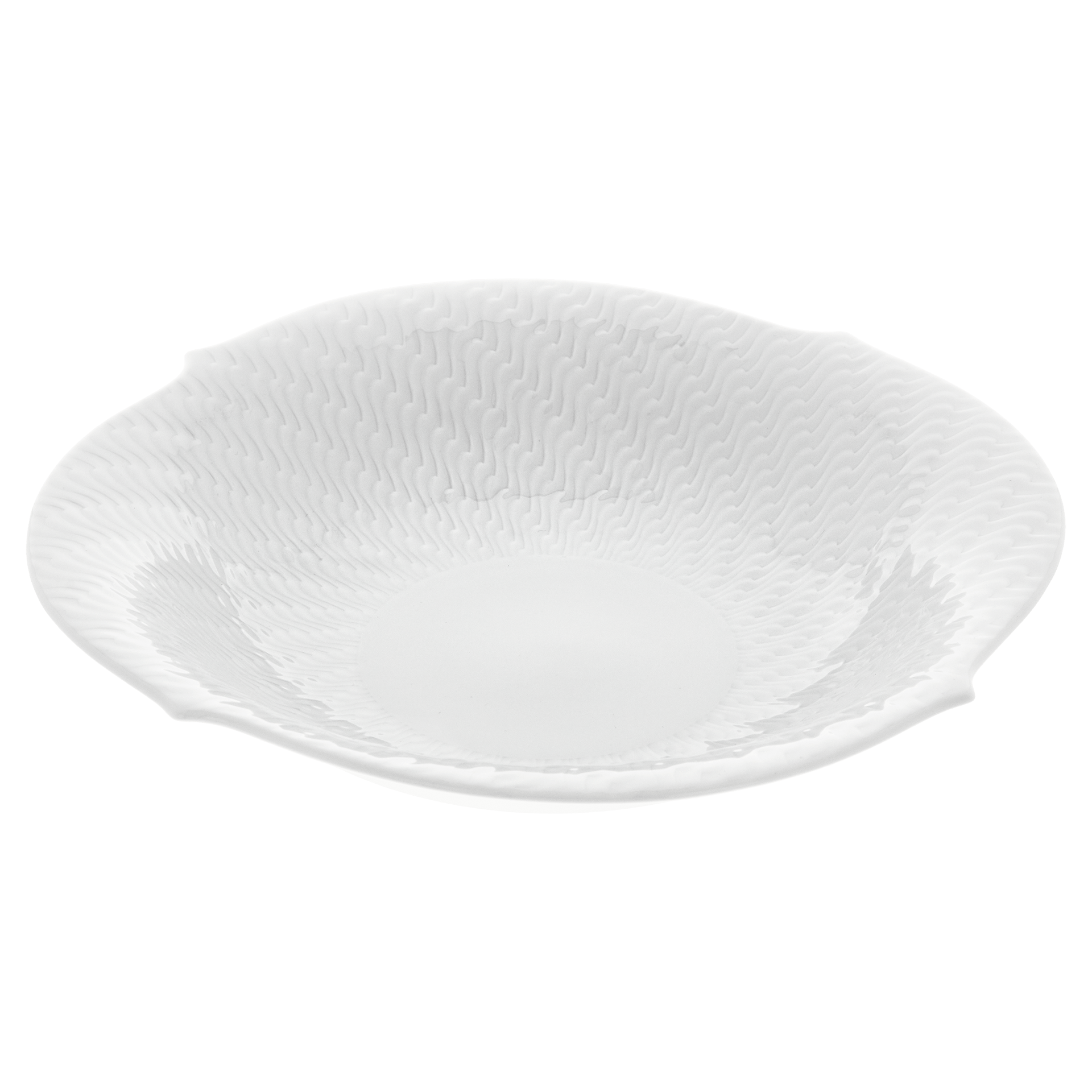 Schüssel, mittel, Weiß, ø 22 cm | Meissen Wellenspiel Relief 000001 - 29439 - Meissen Weimar