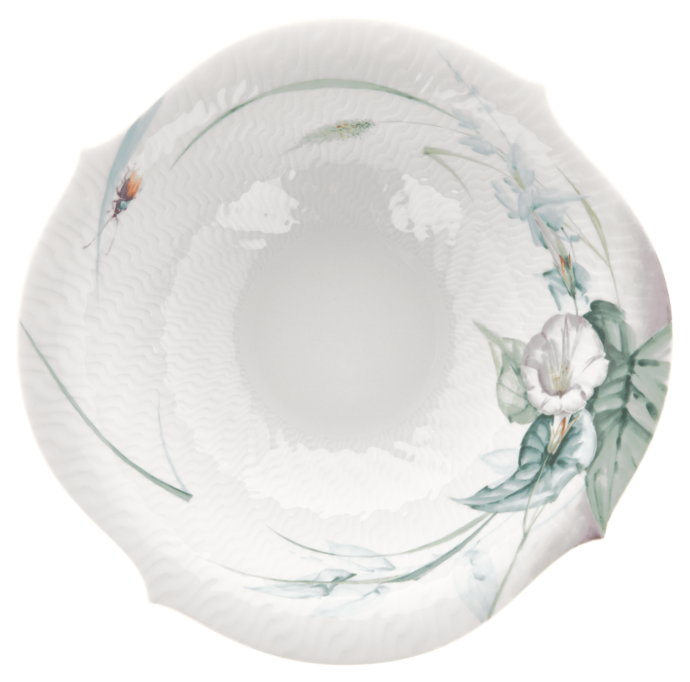 Schüssel Waldflora Ø 27 cm | Meissen Wellenspiel Relief 614501 - 29441 - Meissen Weimar
