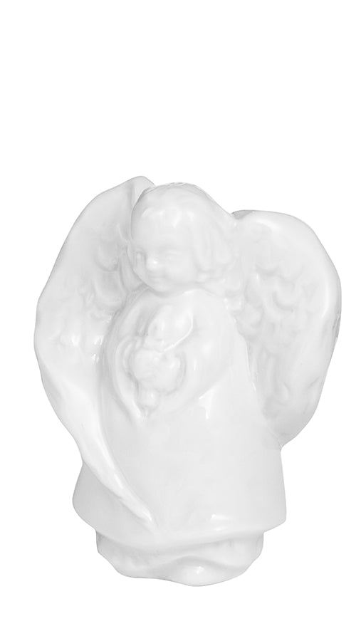 Schutzengel mit Kerze, Weiß, H 4,2 cm | Meissen Miniaturfiguren - Edition 000001 - 83602 - Meissen Weimar