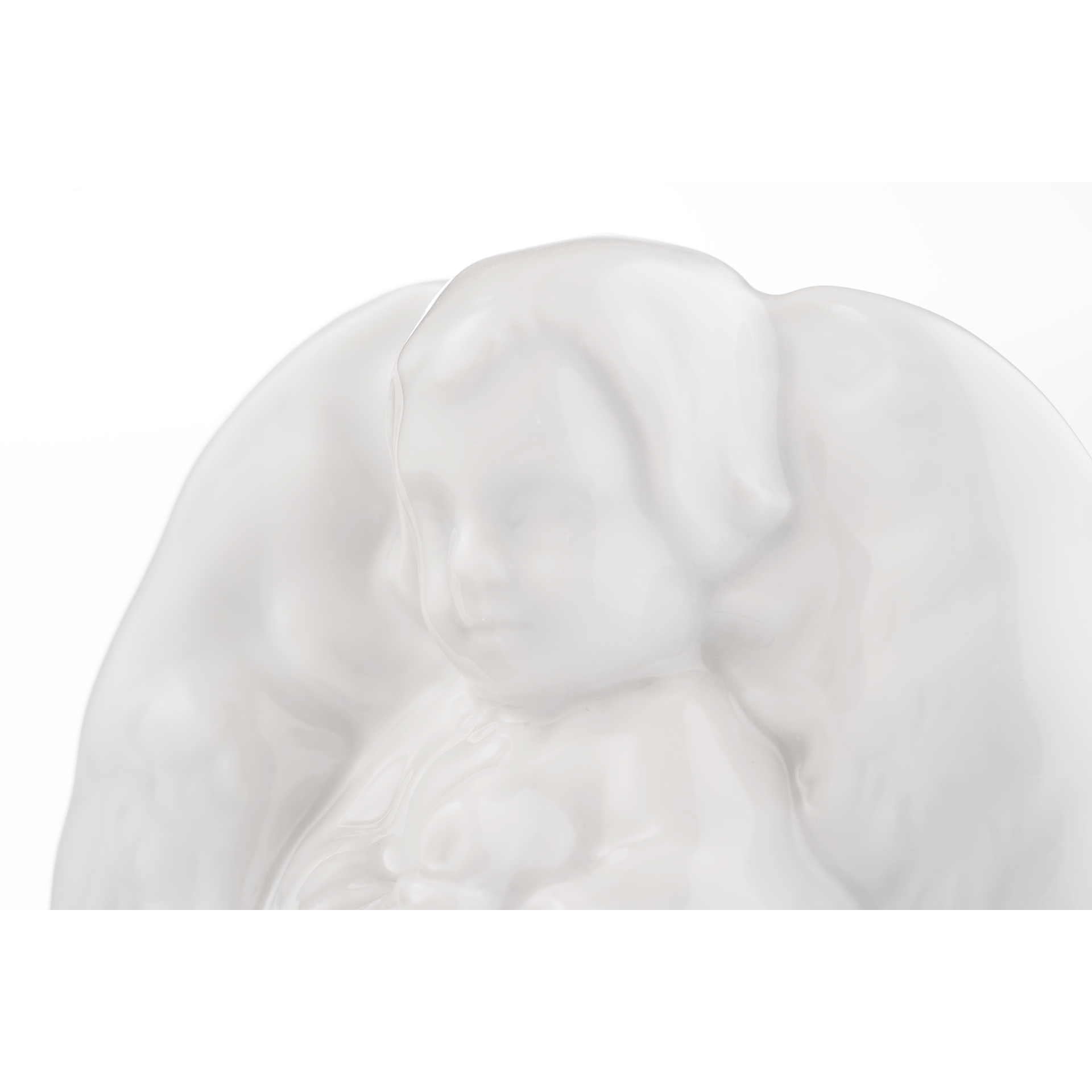 Schutzengel mit Kerze, Weiß, H 6,5 cm | Meissen Miniaturfiguren - Edition 000001 - 83603 - Meissen Weimar