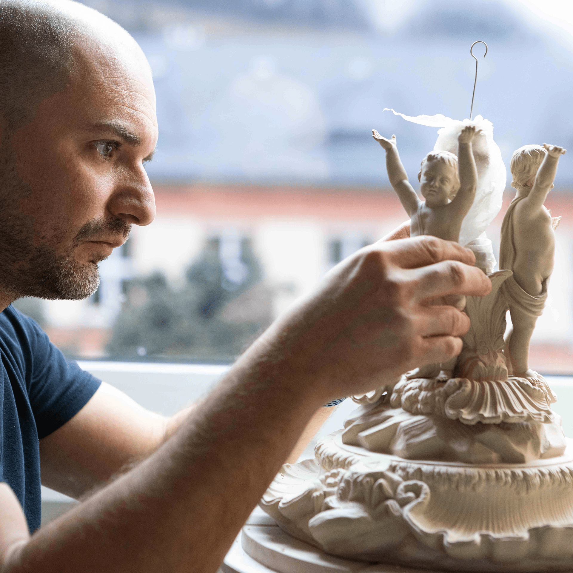 Schwanenfontaine, Lim. 25, H 33 cm | Meissen Limitierte Meisterwerke 900384-80M21 - Meissen Weimar