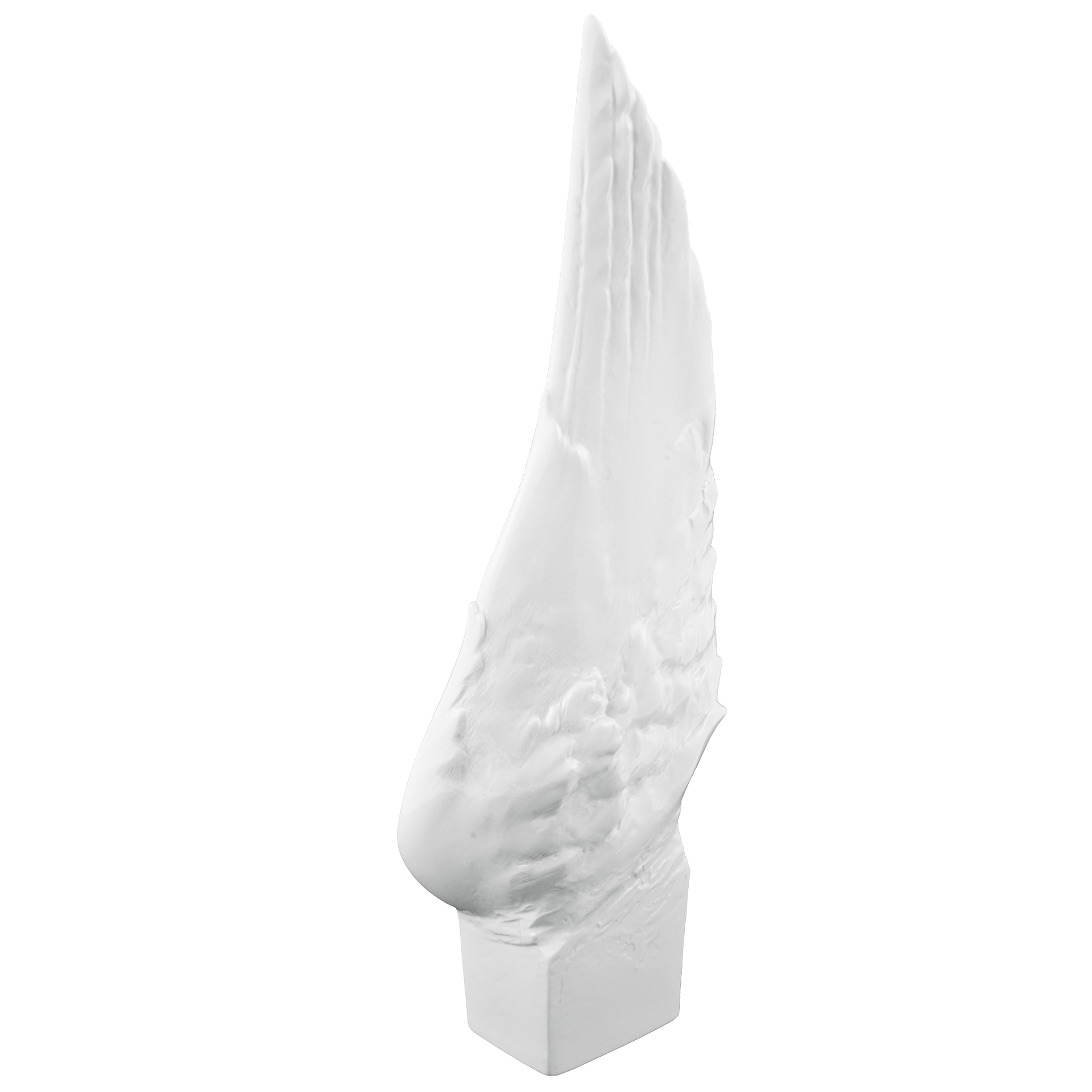 Schwinge groß, Weiß, H 39 cm | Meissen Einzelplastik 000001 - 73078 - Meissen Weimar