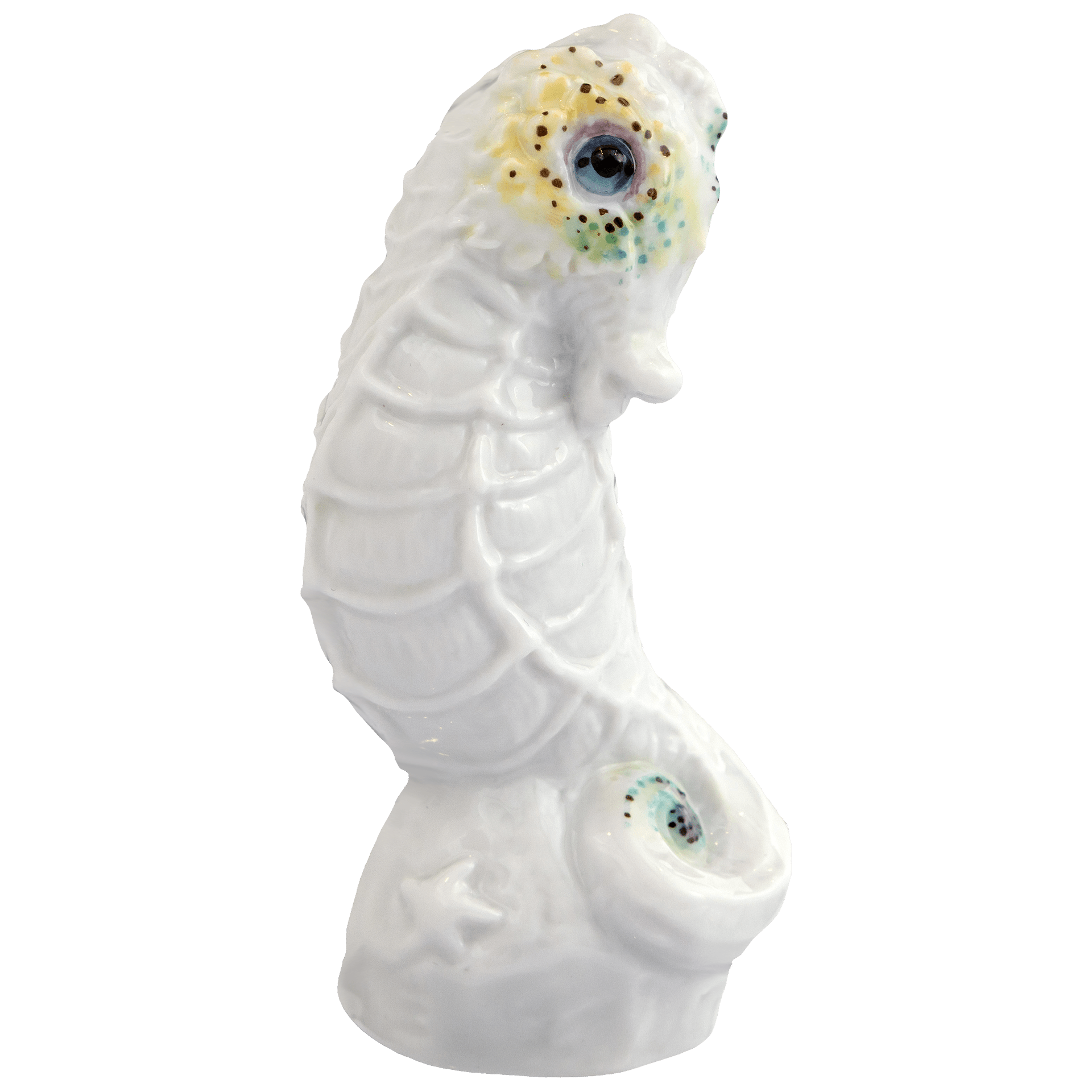 Seepferd, Bunt staffiert, leicht, H 6 cm | Meissen Figuren - Edition Tierkinder 900600 - 78049 - Meissen Weimar