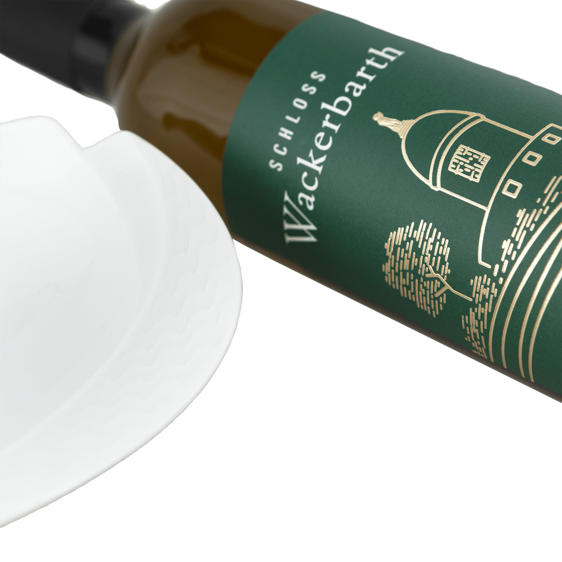 Set,Wackerbarth "2021er Goldener Wagen Riesling Spätlese", Schale Form "Wellenspiel Relief" | Meissen - Set Kollektion Genußwelten 000001 - 29M12 - Meissen Weimar
