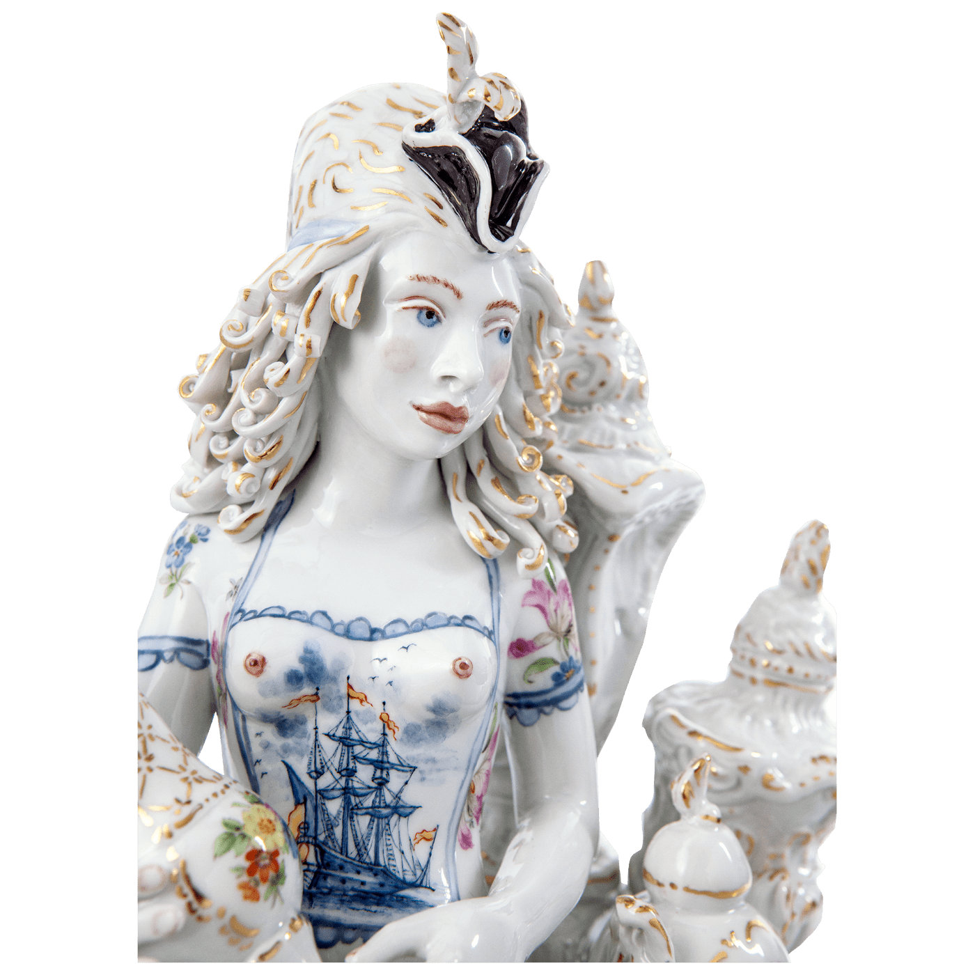 Skulptur Afloat Höhe 28 cm | Meissen Figuren Individuell 65c028 - 73724 - Meissen Weimar
