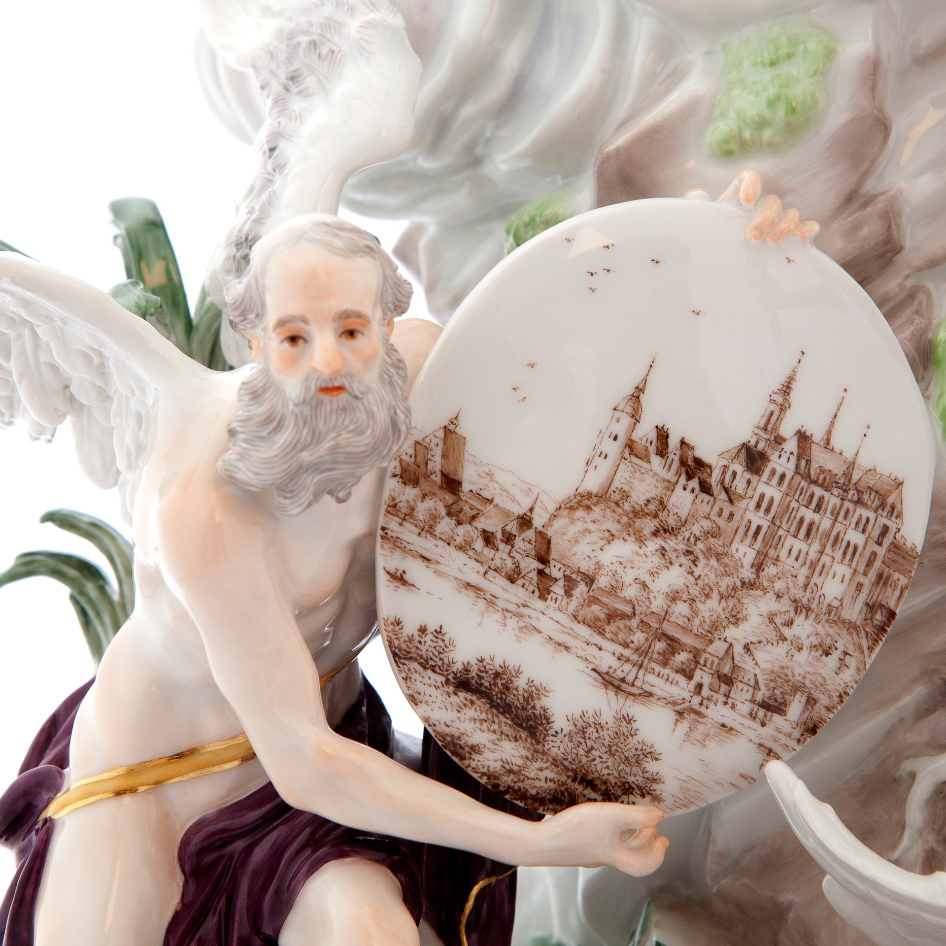 Skulptur Glück und Zeit, H 39 cm | Meissen Limitierte Meisterwerke 909384 - 73485 - Meissen Weimar