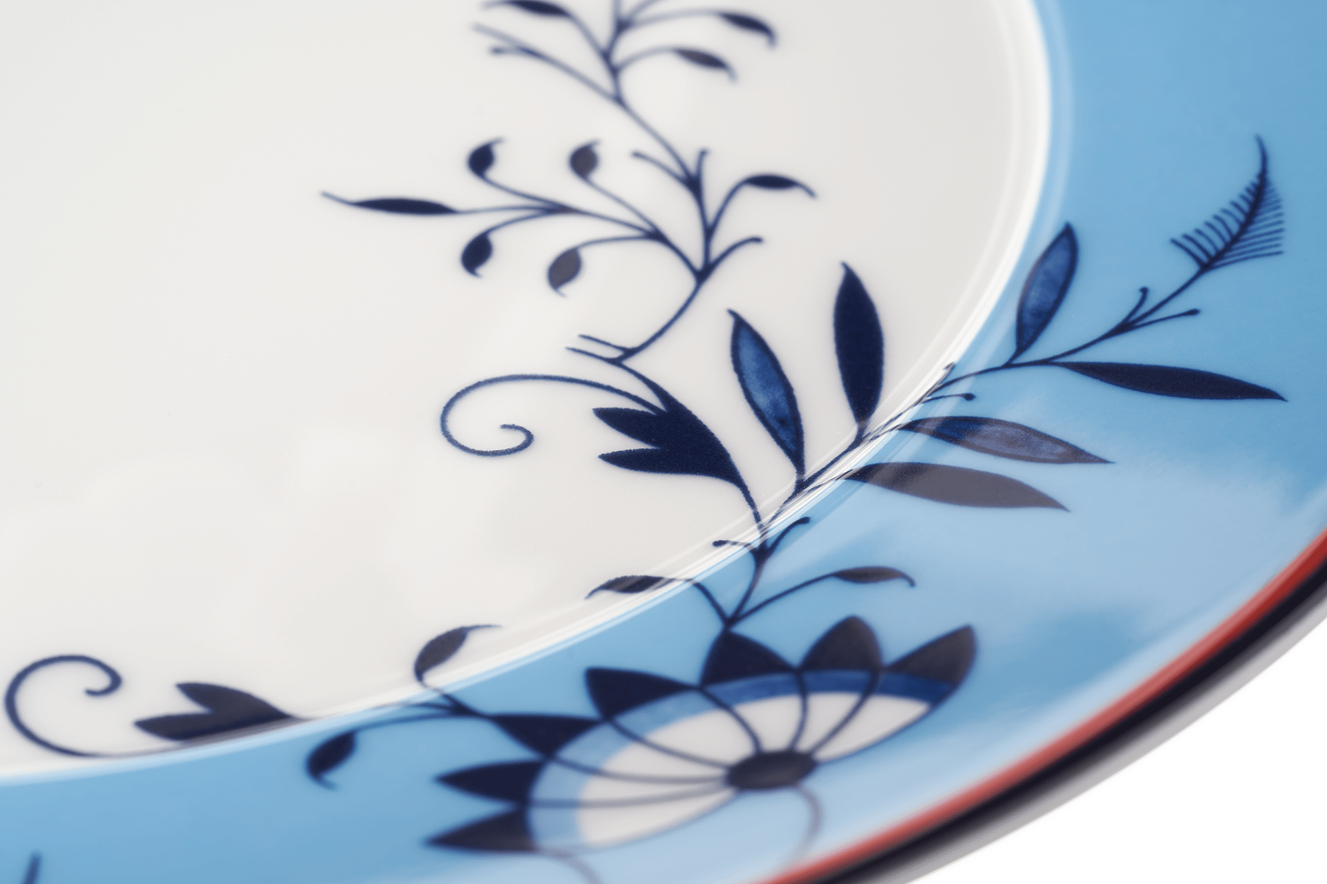 Speiseteller, Form "No 41", "MEISSEN Collage", "Bloomy Feathers", Ø 29 cm | Meissen No.41 Collage 79a541 - 41479 - Meissen Weimar