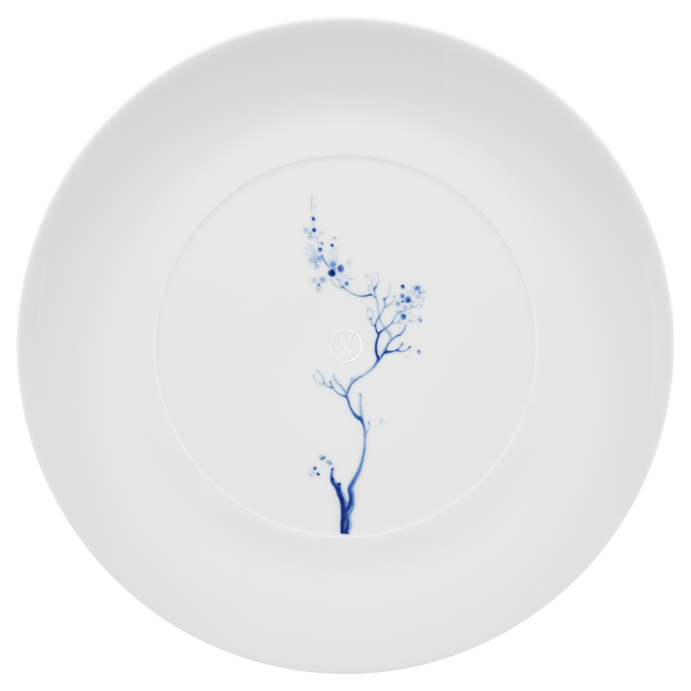 Speiseteller, groß, "Blue Orchid", kobaltblau, Ø 30 cm | Meissen Cosmopolitan 830501 - 37479 - Meissen Weimar
