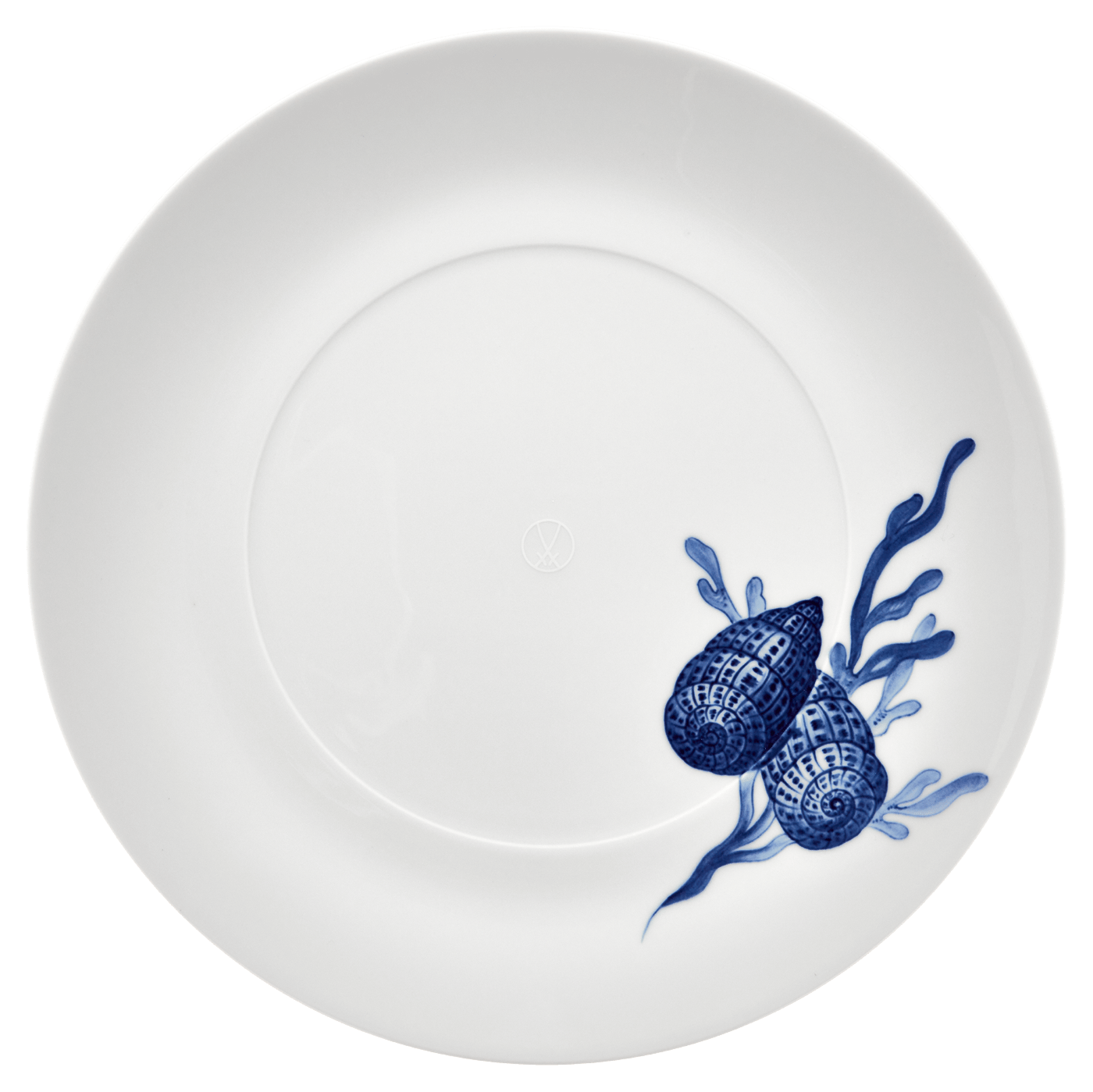 Speiseteller, groß, "Blue Treasures", Muschel, Ø 30 cm | Meissen Cosmopolitan 82a279 - 37479 - Meissen Weimar