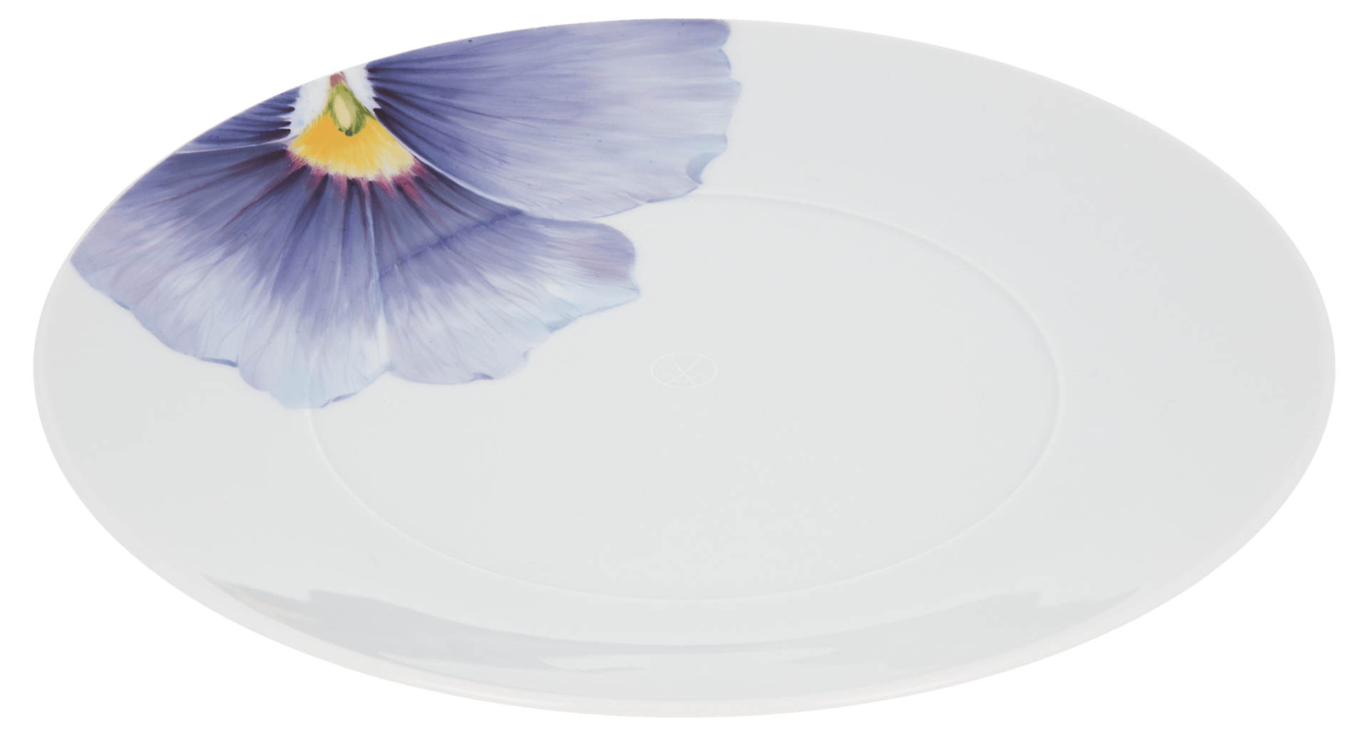 Speiseteller, klein, "Giant Bloom", Stiefmütterchen, Ø 24 cm | Meissen Cosmopolitan 61a160 - 37475 - Meissen Weimar