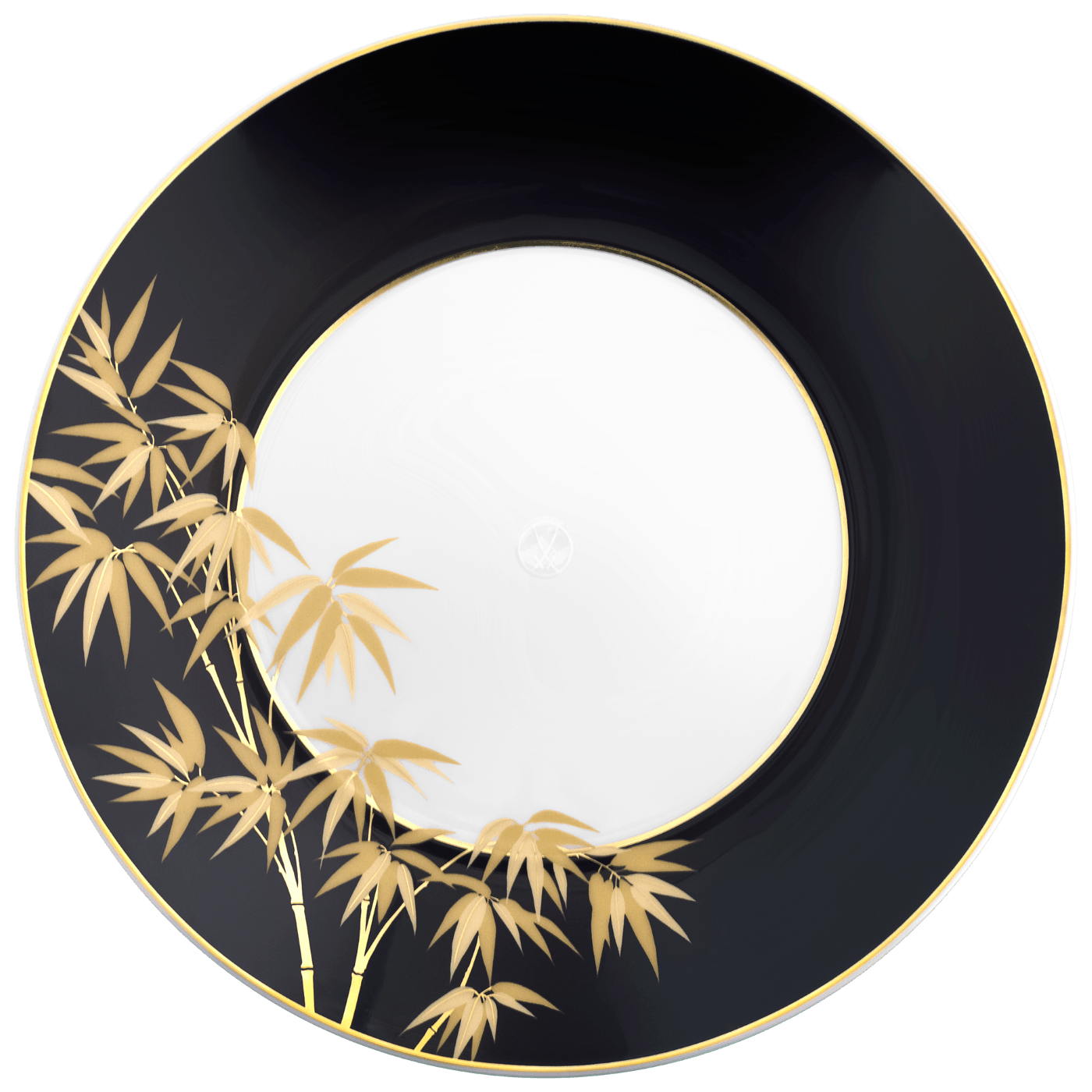 Speiseteller, klein, 'Golden Bamboo', Ø 24 cm | Meissen Cosmopolitan 79A948 - 37475 - Meissen Weimar