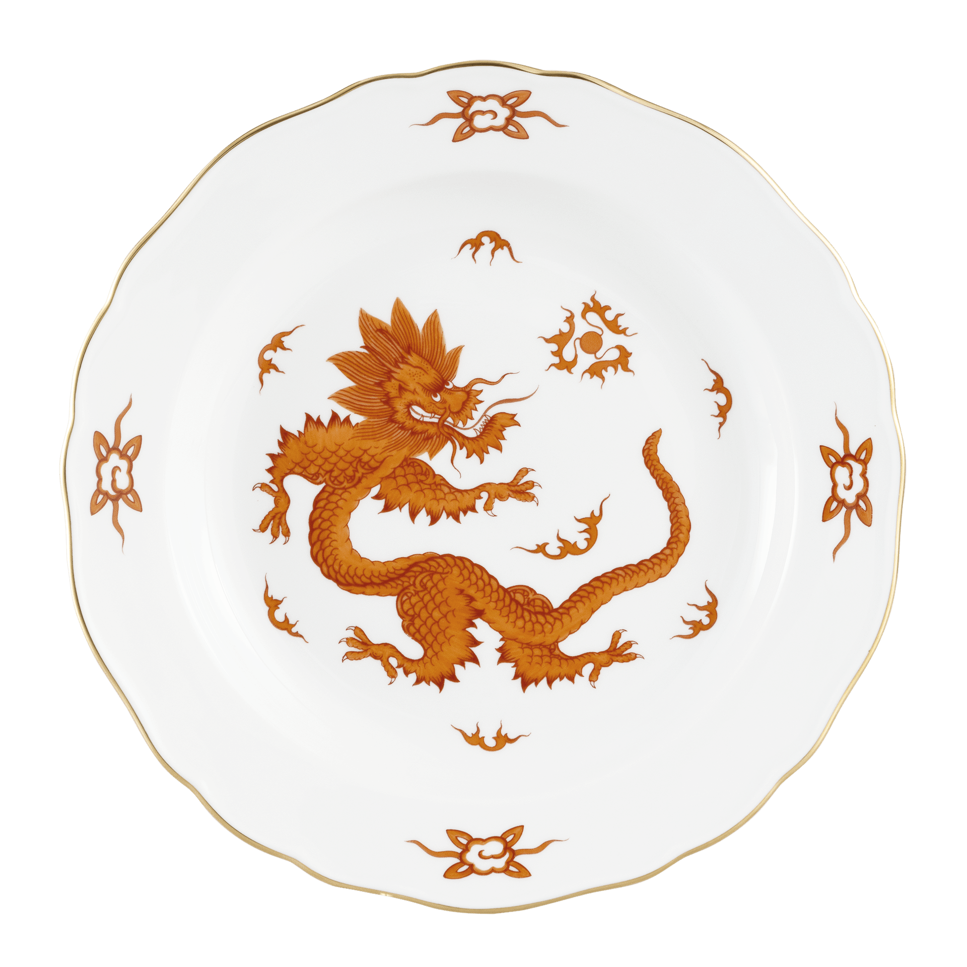 Speiseteller Ming Drache, Ø 22 cm | Meissen Neuer Ausschnitt 33d510-00473 - Meissen Weimar