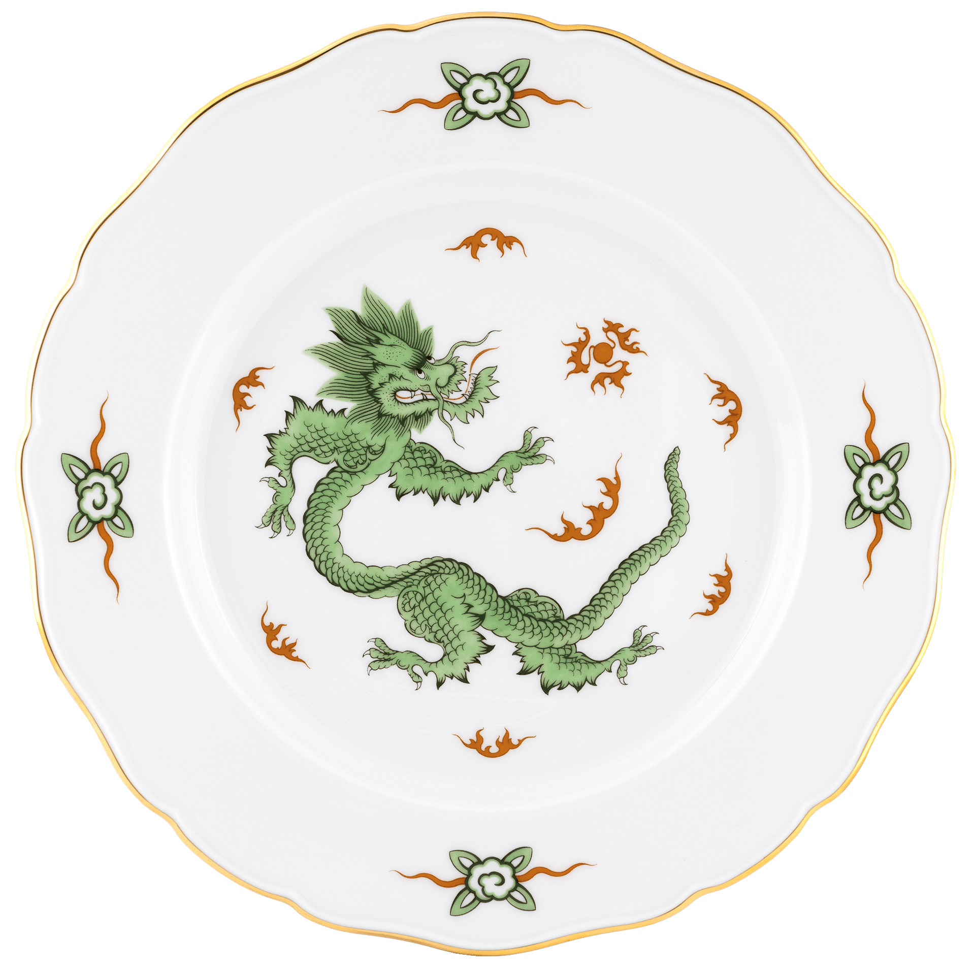 Speiseteller Ming Drache Ø 28 cm | Meissen Neuer Ausschnitt 33d310-00479 - Meissen Weimar