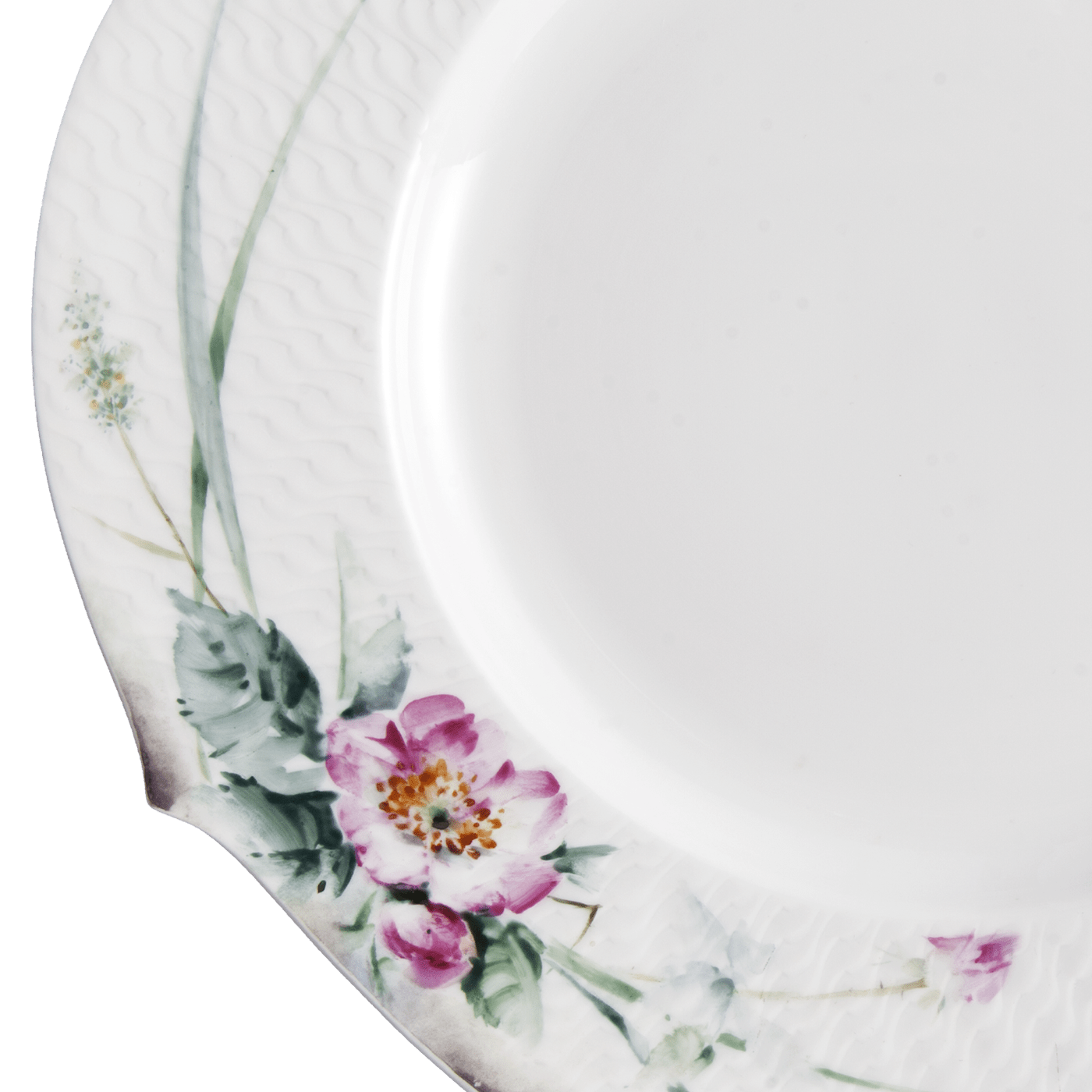 Speiseteller Waldflora Ø 28,5 cm | Meissen Wellenspiel Relief 61c014 - 29479 - Meissen Weimar